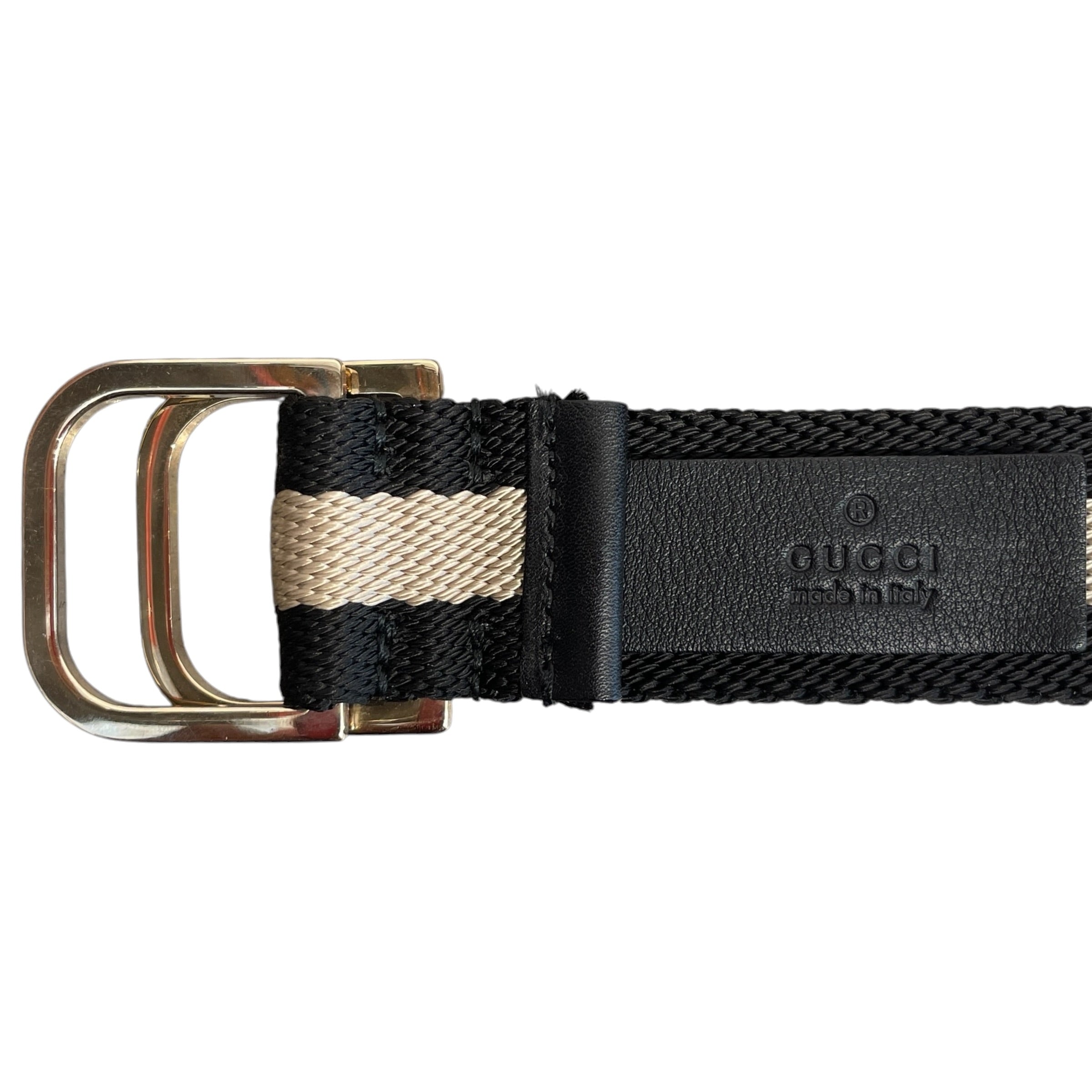 GUCCI/Belt/Stripe/BLK/SKINNY WAIST BELT view 3