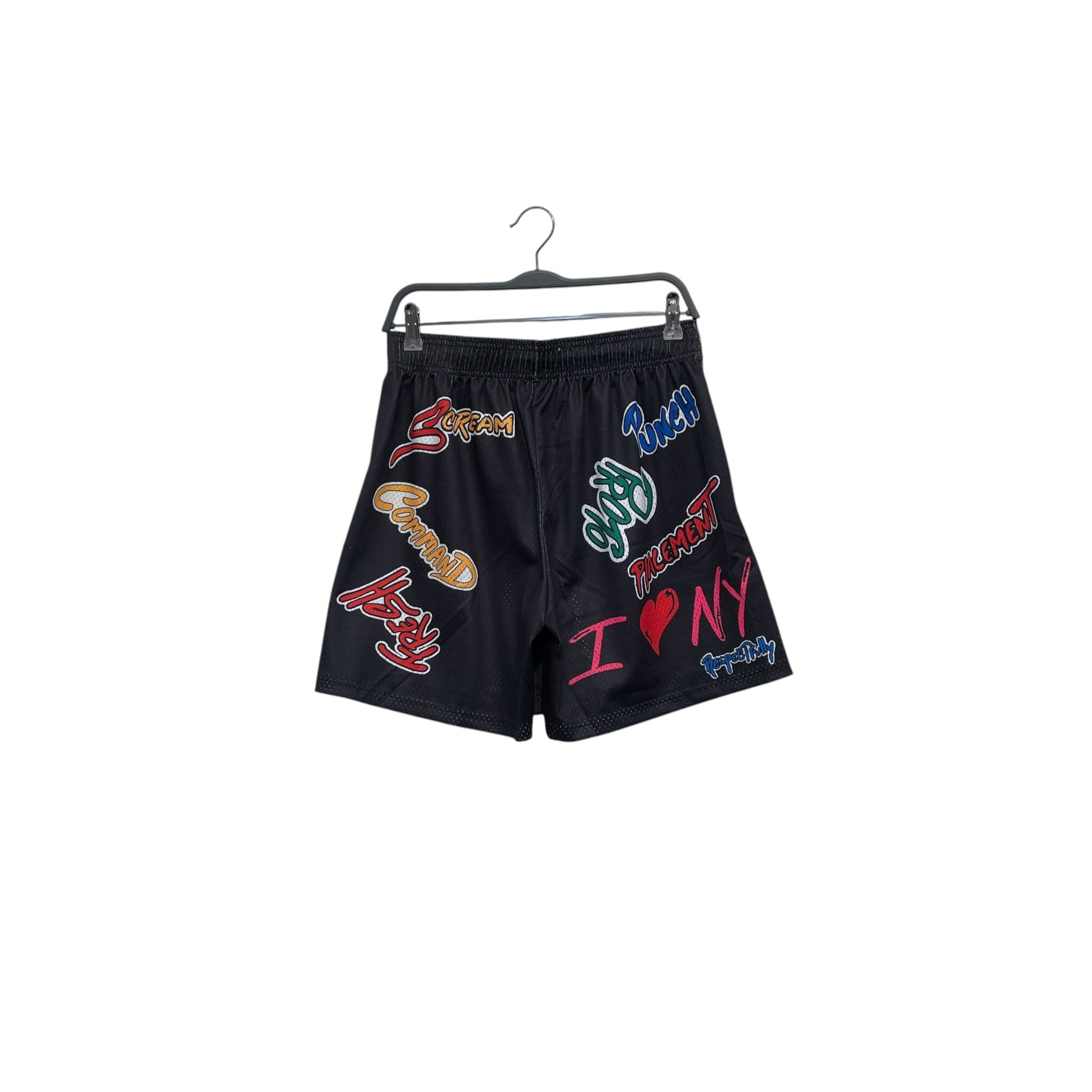 Eric Emanuel/Shorts/M/BLK/All Over Print/ view 2