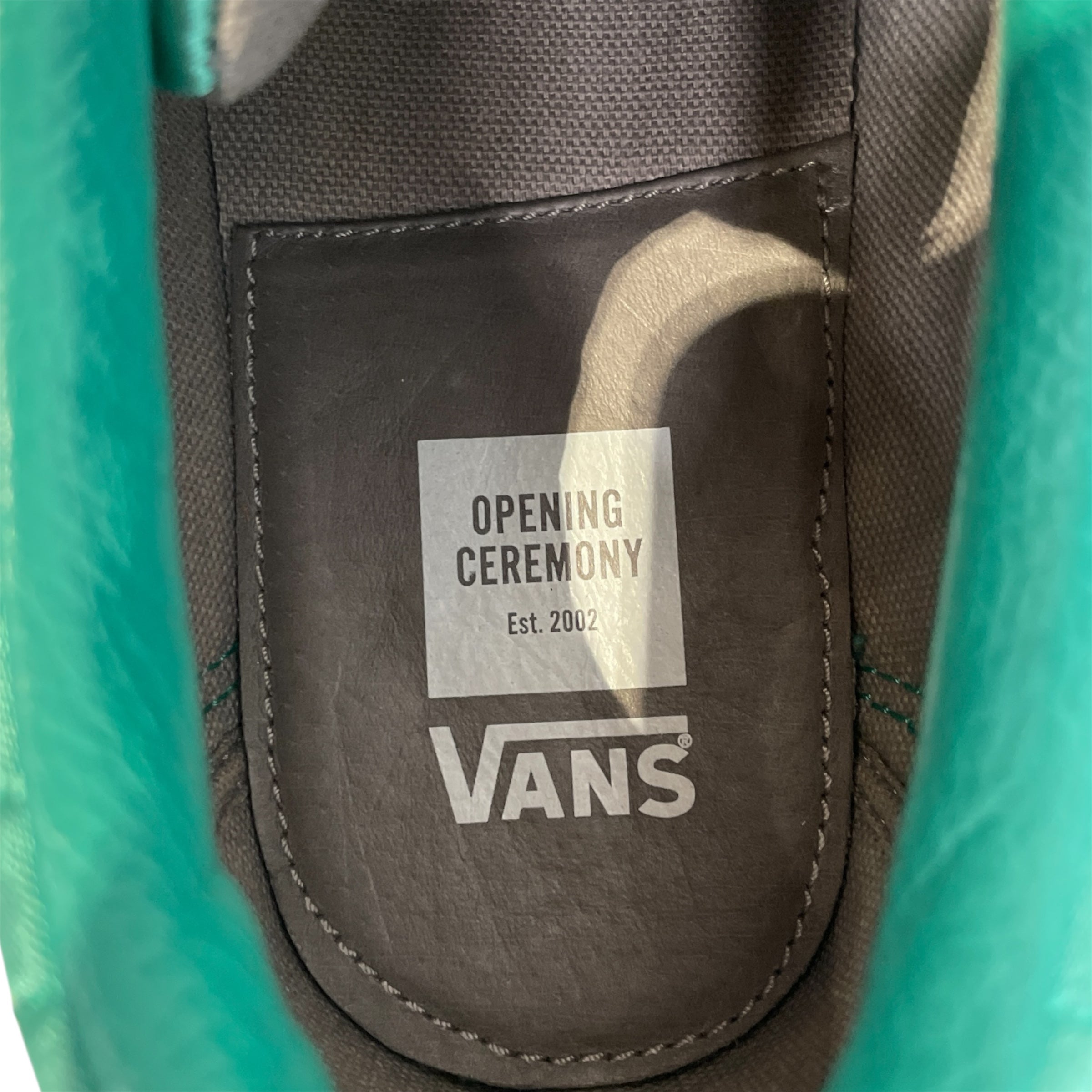 OPENING CEREMONY/VANS/Low-Sneakers/US 7/GRN/Satin Quilting view 3