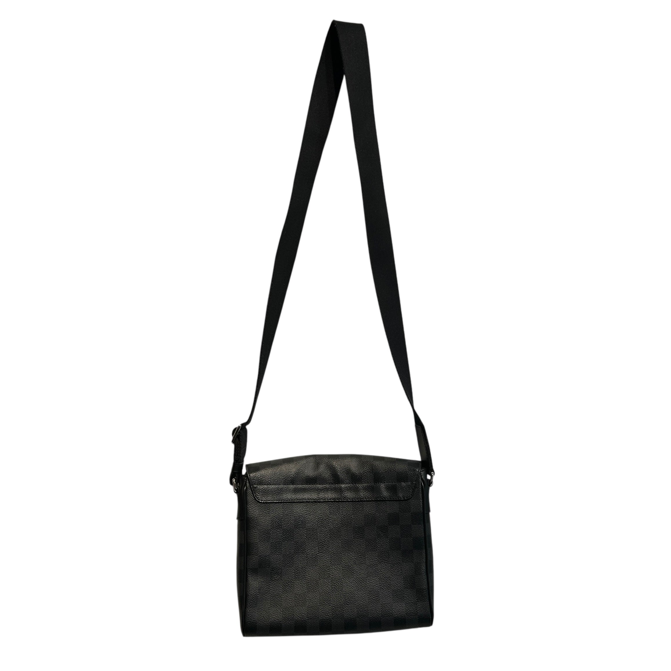 LOUIS VUITTON/Cross Body Bag/Gingham Check/BLK/Damier Graphite District PM view 2