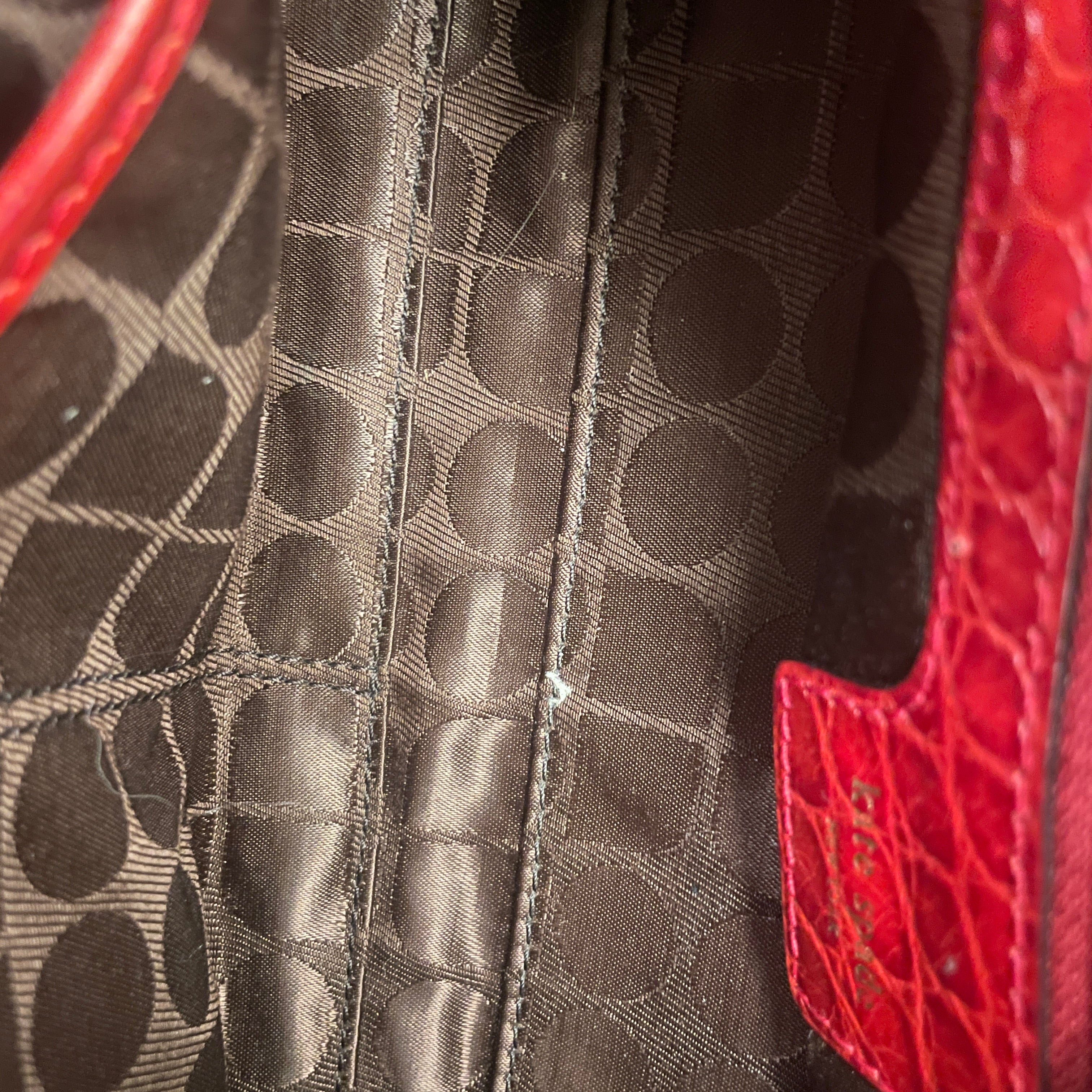 kate spade new york/Hand Bag/Cotton/RED/ view 4