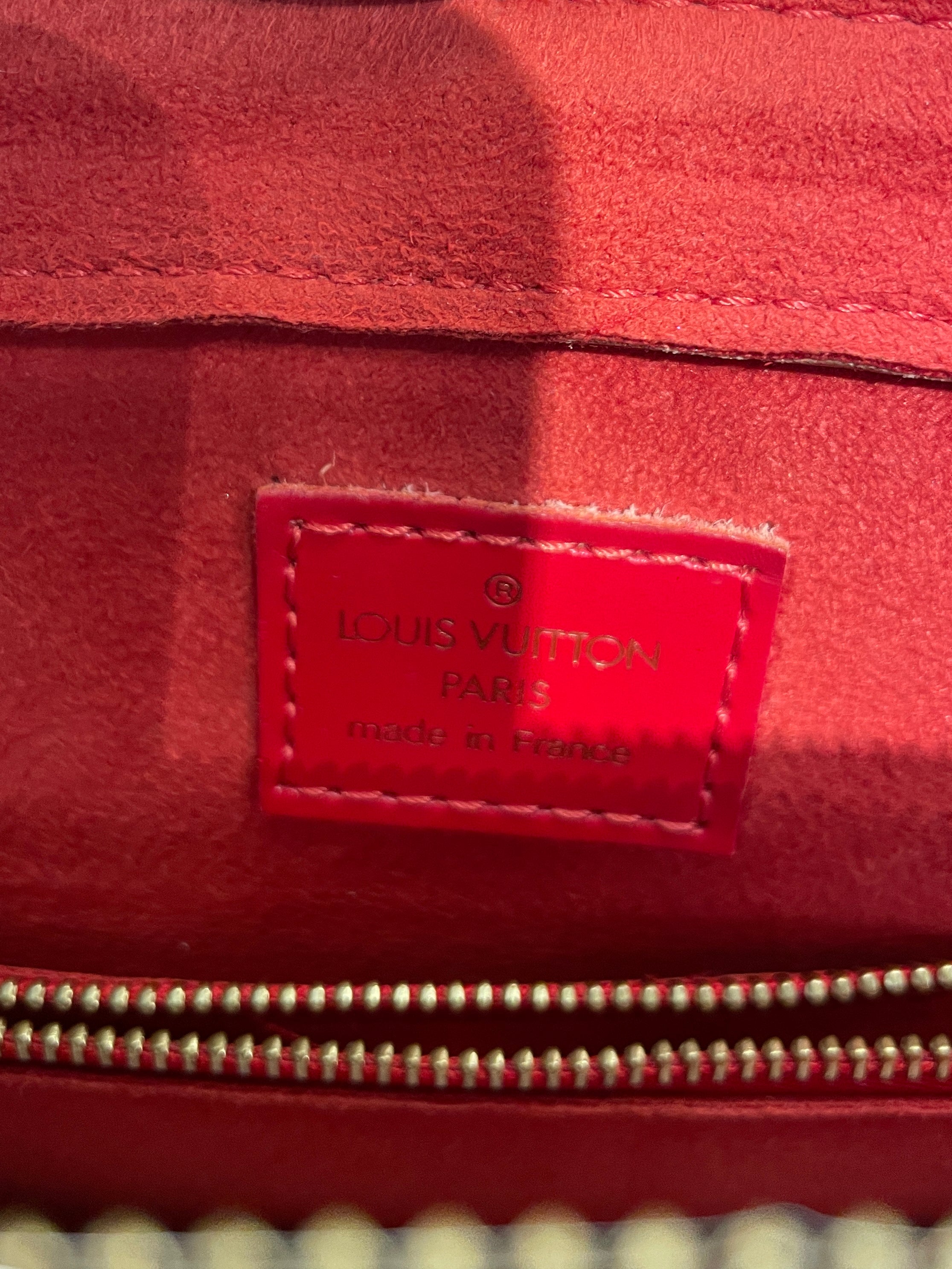 LOUIS VUITTON/Hand Bag/Leather/RED/EPI LEATHER PONT NEUF PM view 4