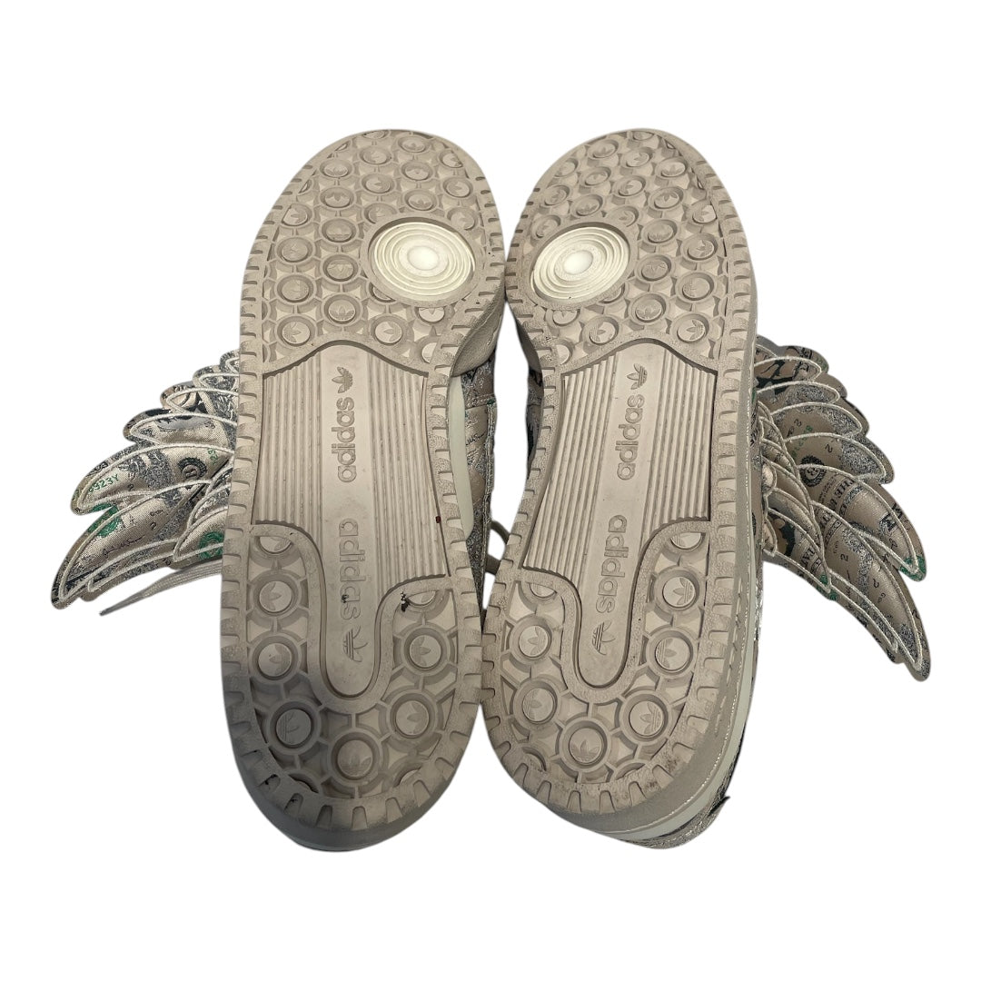 JEREMY SCOTT/Low-Sneakers/US 11.5/All Over Print/Cotton/GRN/Money Shoes view 2