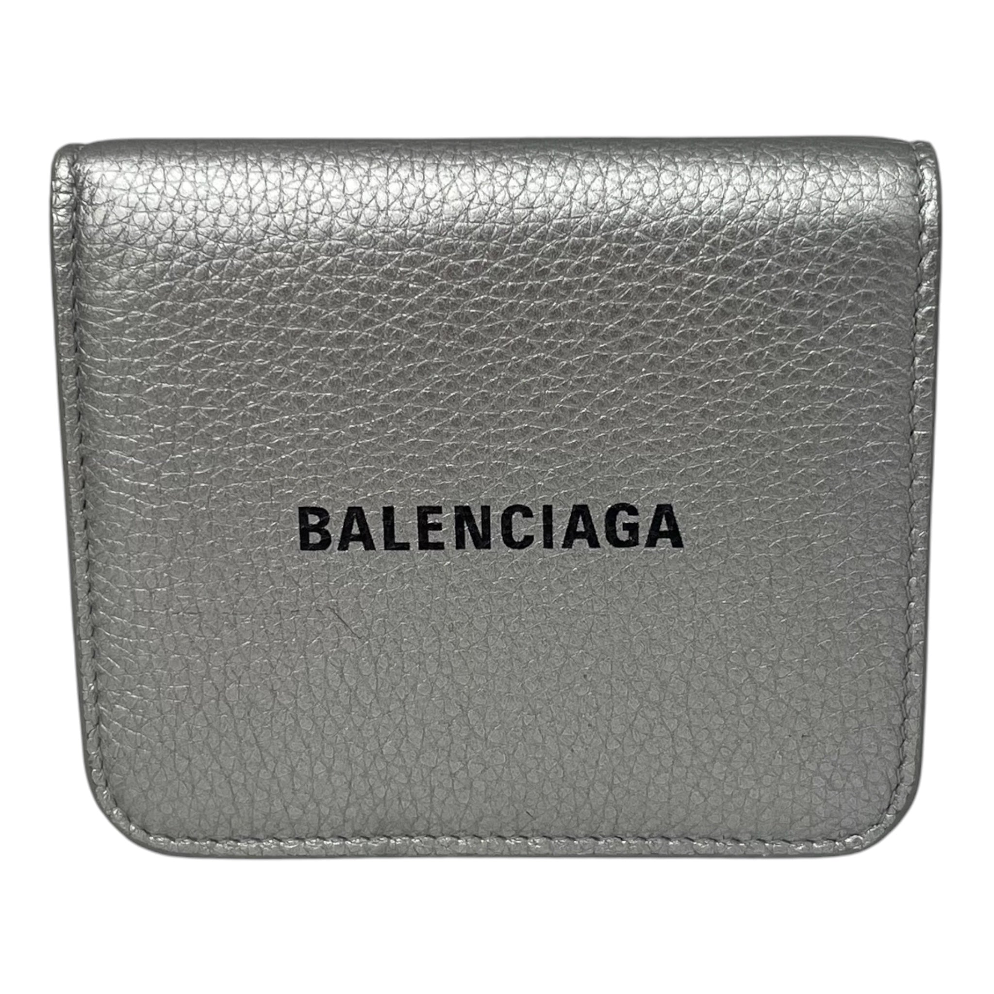 BALENCIAGA/Bifold Wallet/SLV/SILVER BIFOLD view 1