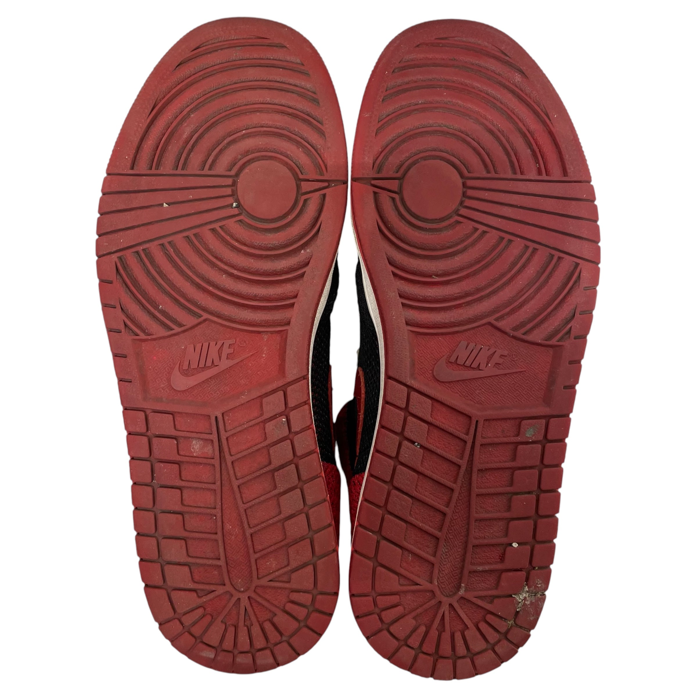 NIKE/Hi-Sneakers/US 10/Cotton/RED/jordan 1 flyknit view 6