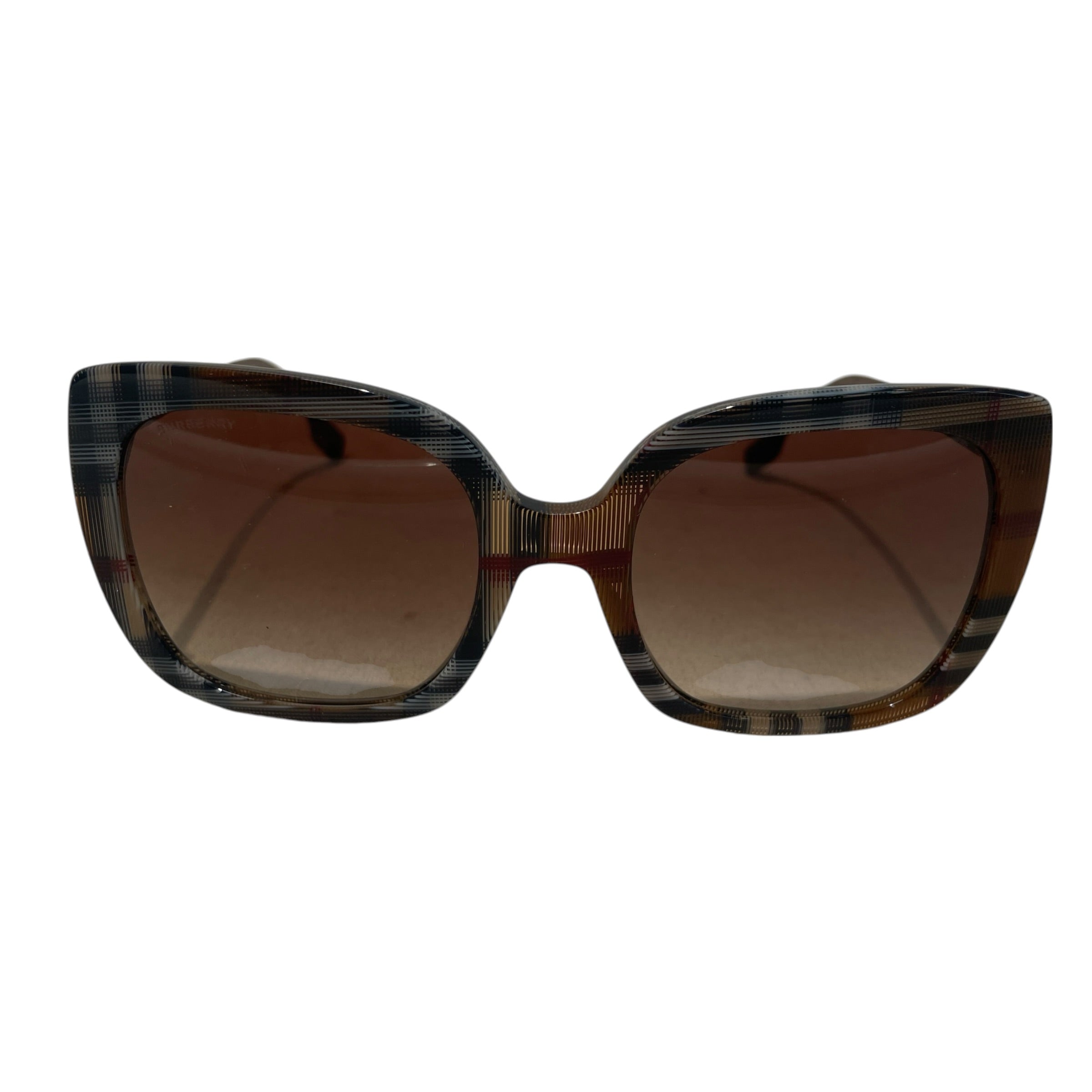 BURBERRY LONDON/Sunglasses/Plaid/Plastic/BLK/M's/briar b4181 view 1
