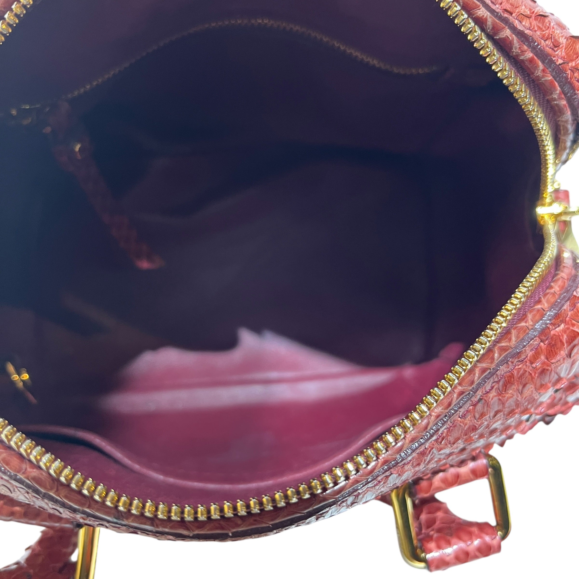 LOUIS VUITTON/Hand Bag/Animal Pattern/Leather/RED/Bandouliere 20 view 7