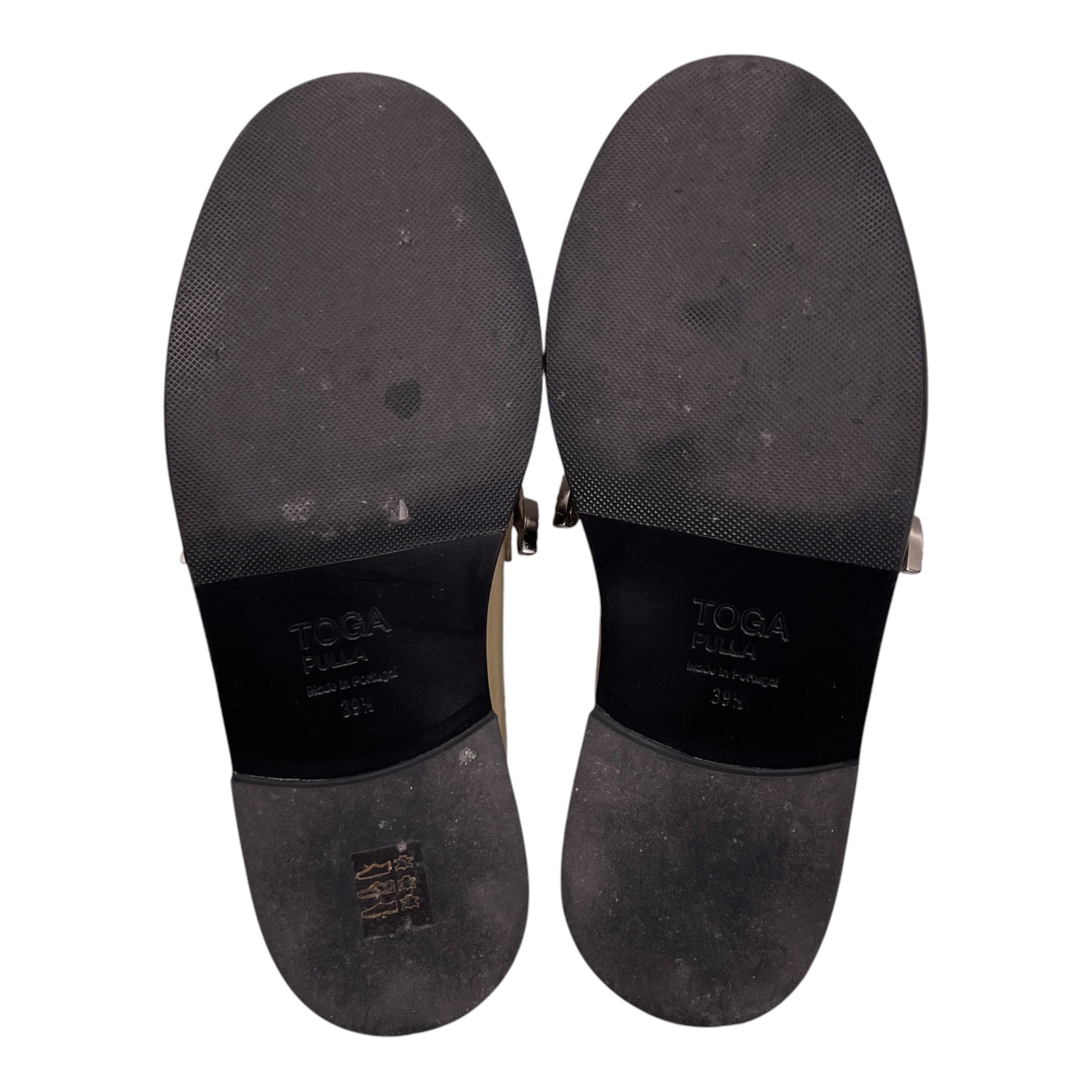 TOGA PULLA/Loafers/EU 39.5/Leather/KHK/METAL DETAILING view 5