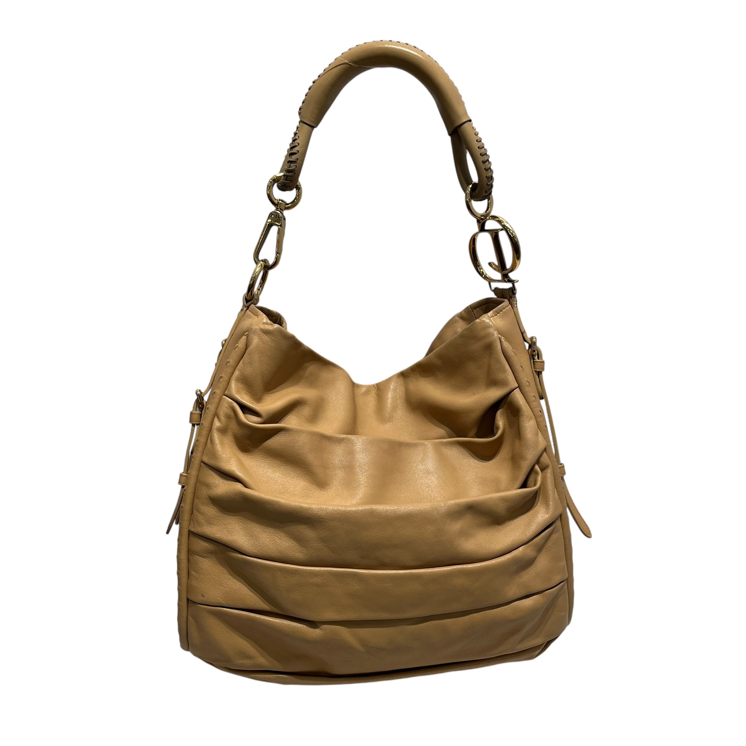 Christian Dior/Bag/Leather/BEG/ view 2