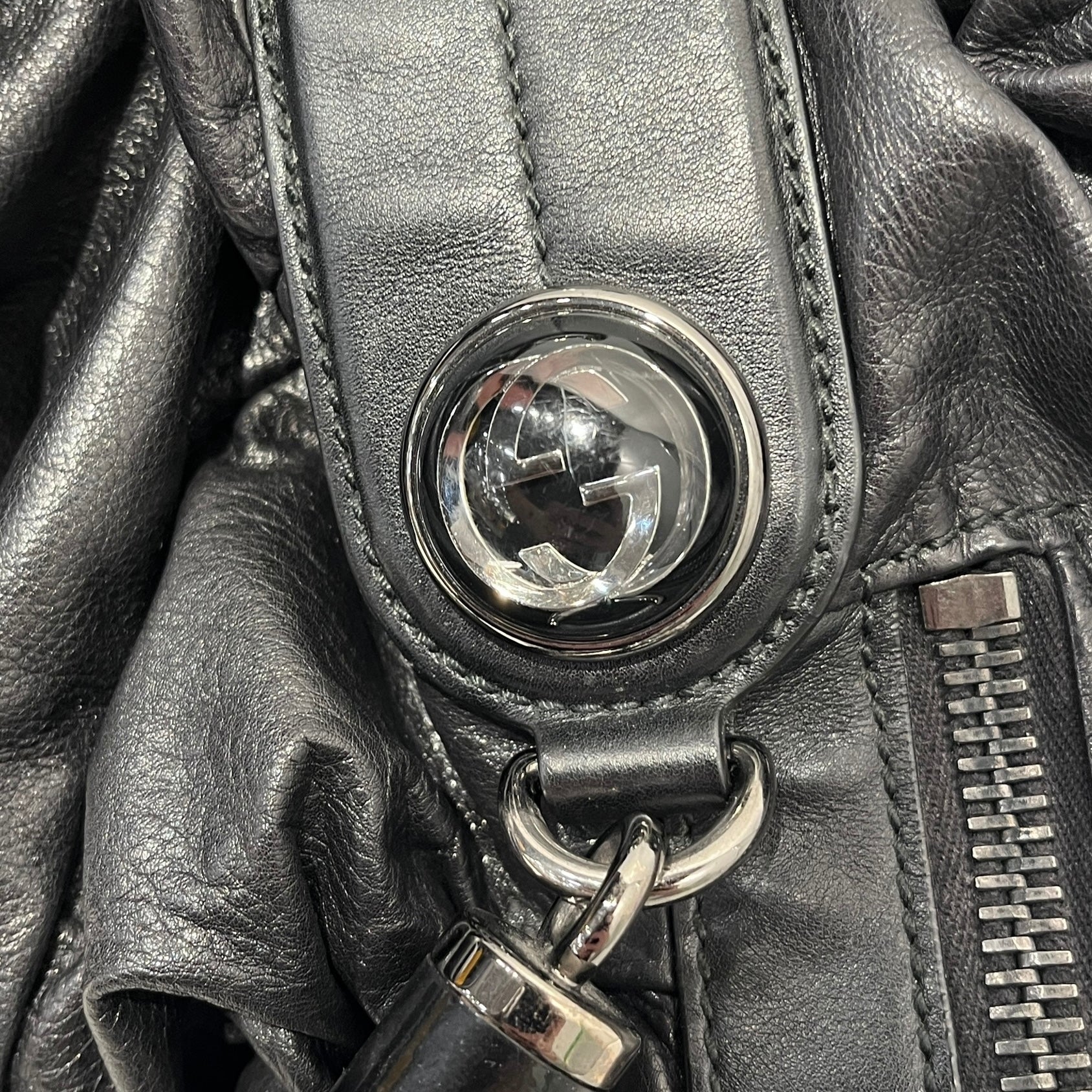 GUCCI/Bag/OS/Leather/BLK/GALAXY MEDIUM BAG view 5