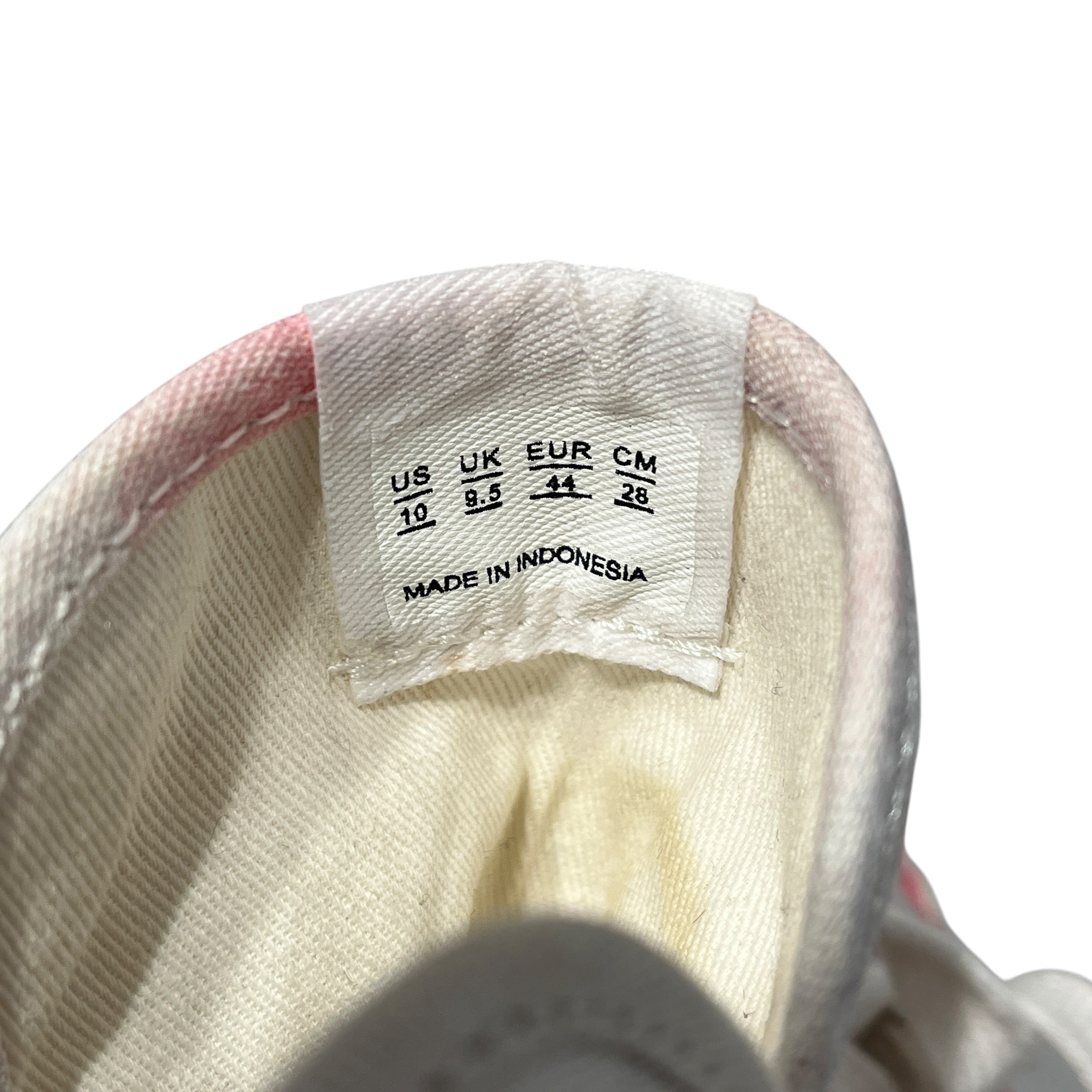 ISABEL MARANT/Hi-Sneakers/US 10/Graphic/Cotton/CRM/pink outline green logo view 5
