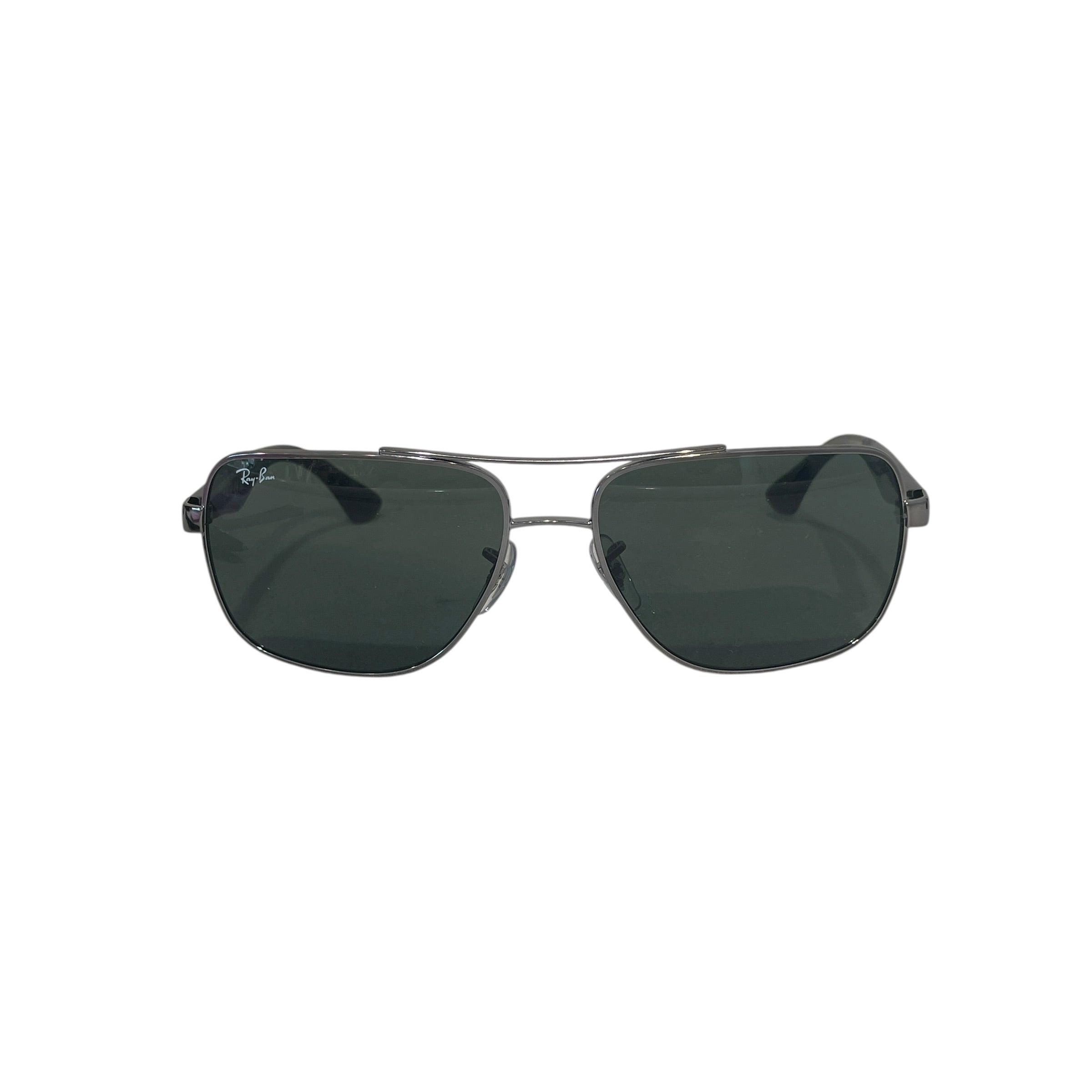 Ray-Ban/Sunglasses/Plastic/BLK/60mm Gunmetal Frame Navigator view 1