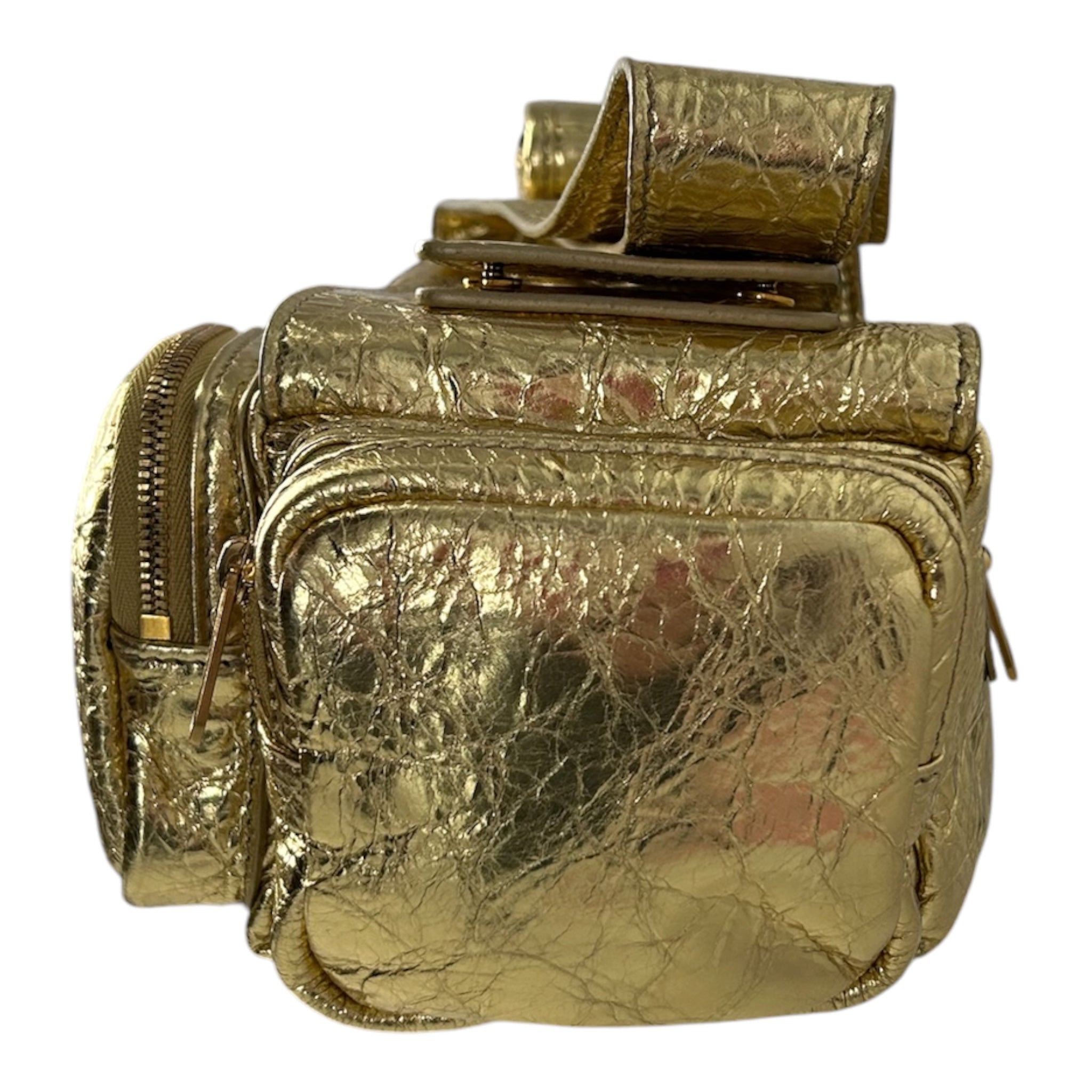 BALENCIAGA/Bag/S/Leather/GLD/superbusy, wit many holders view 4