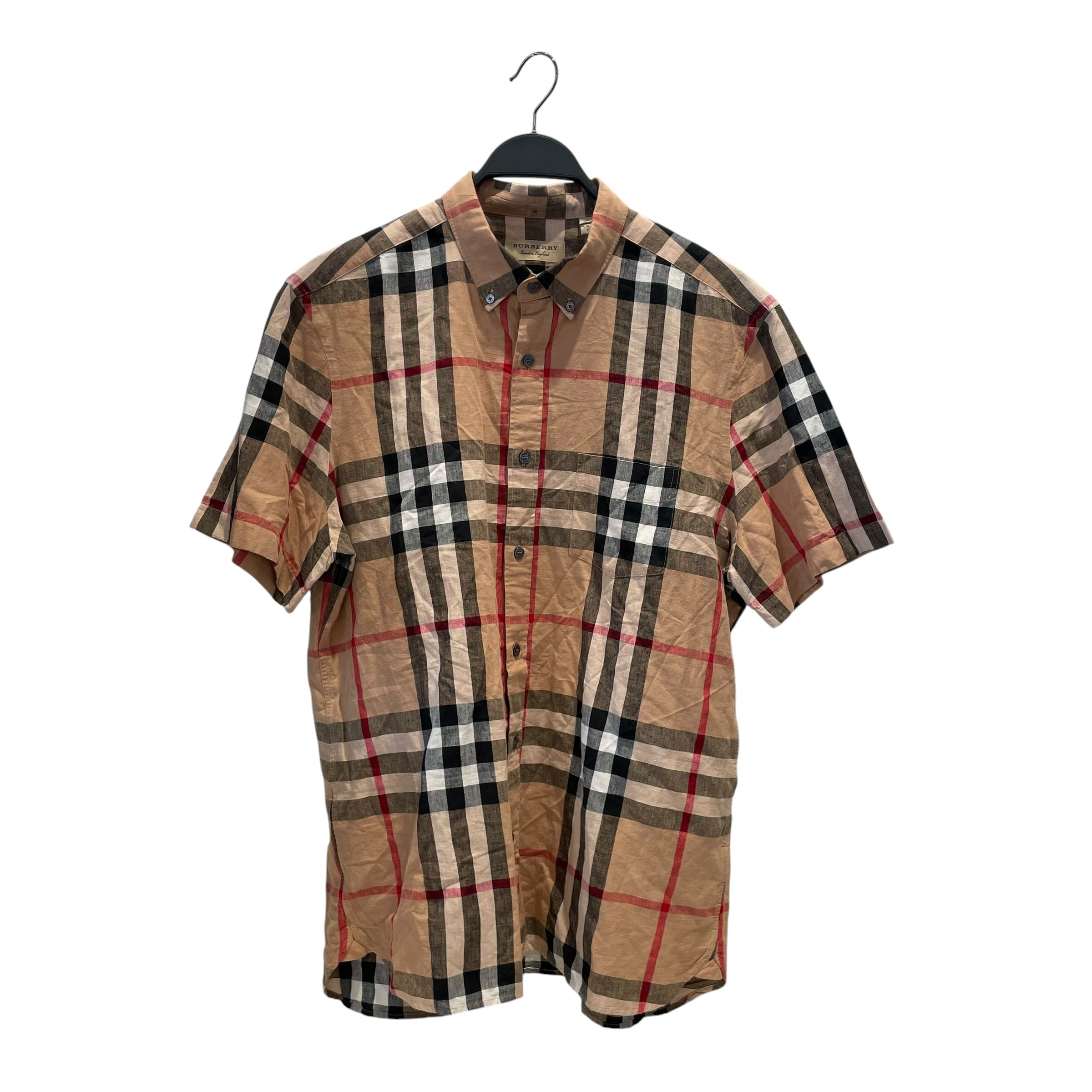 BURBERRY/Flannel Shirt/XL/Cotton/BRW/Monogram/MONOGRAM BUTTON UP BS view 1