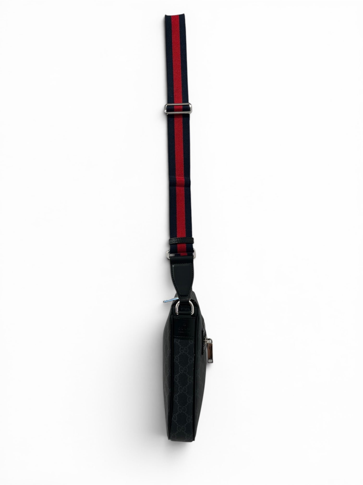 GUCCI/Cross Body Bag/Monogram/BLK/GG Messenger Bag view 3