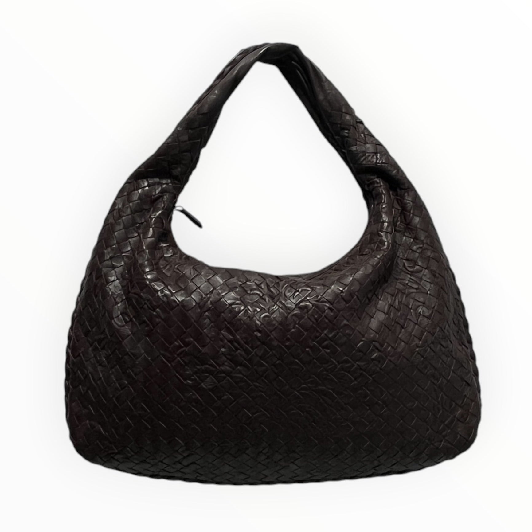 BOTTEGA VENETA/Bag/Leather/BRW/WOVEN HOBO EMBOSSED view 2