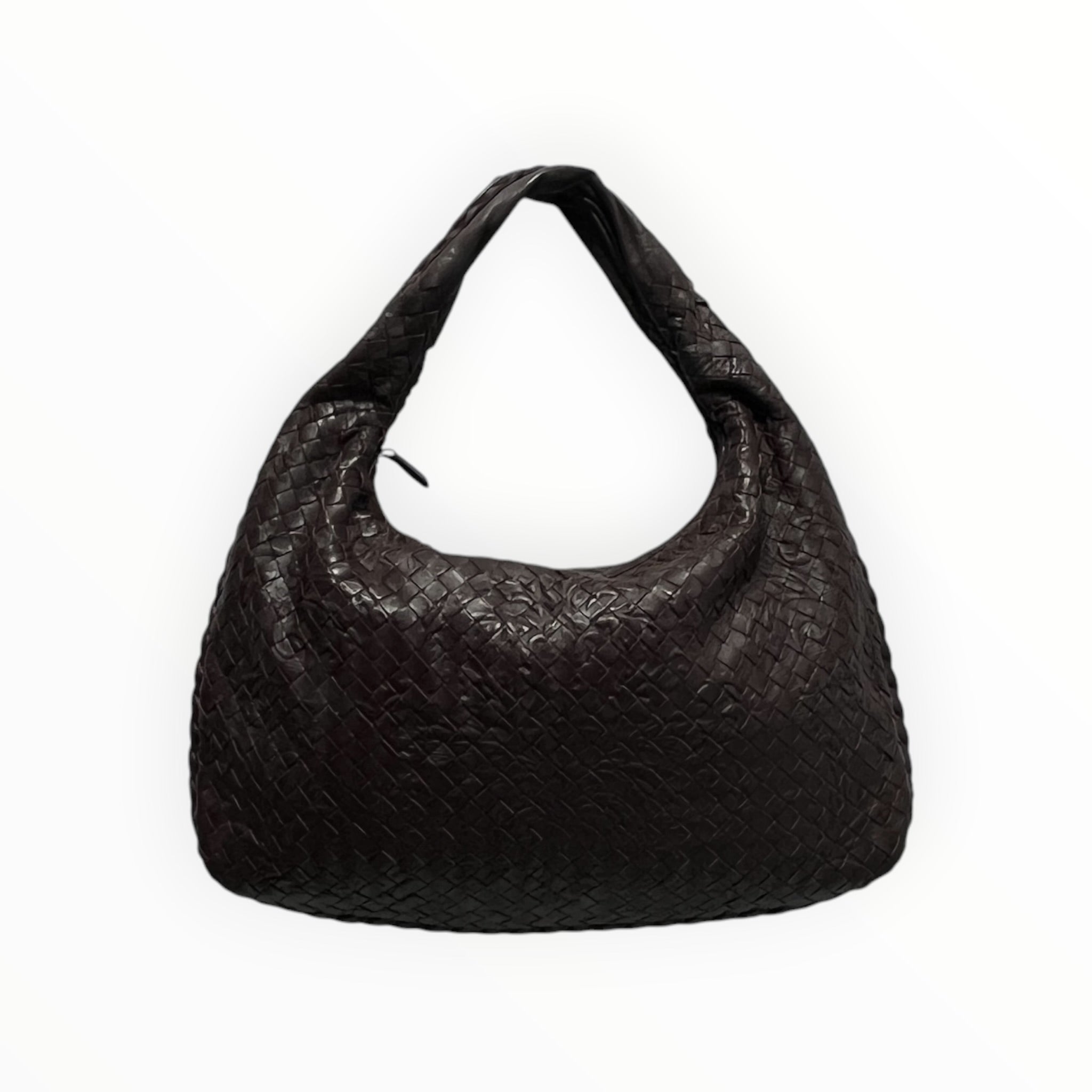 BOTTEGA VENETA/Bag/Leather/BRW/WOVEN HOBO EMBOSSED view 2