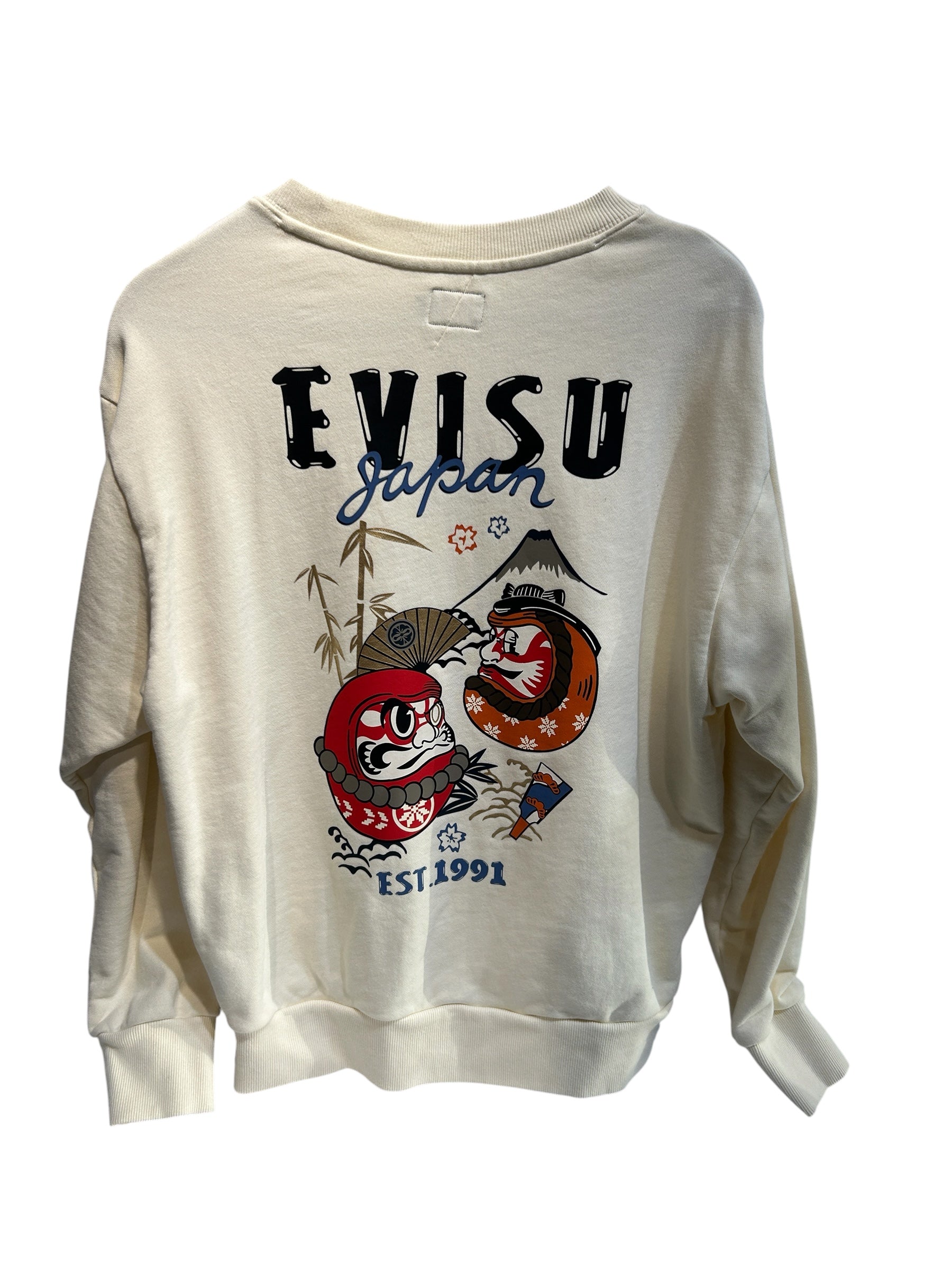 EVISU/Sweatshirt/M/Cotton/CRM/EVISU JAPAN EST 1991 view 2