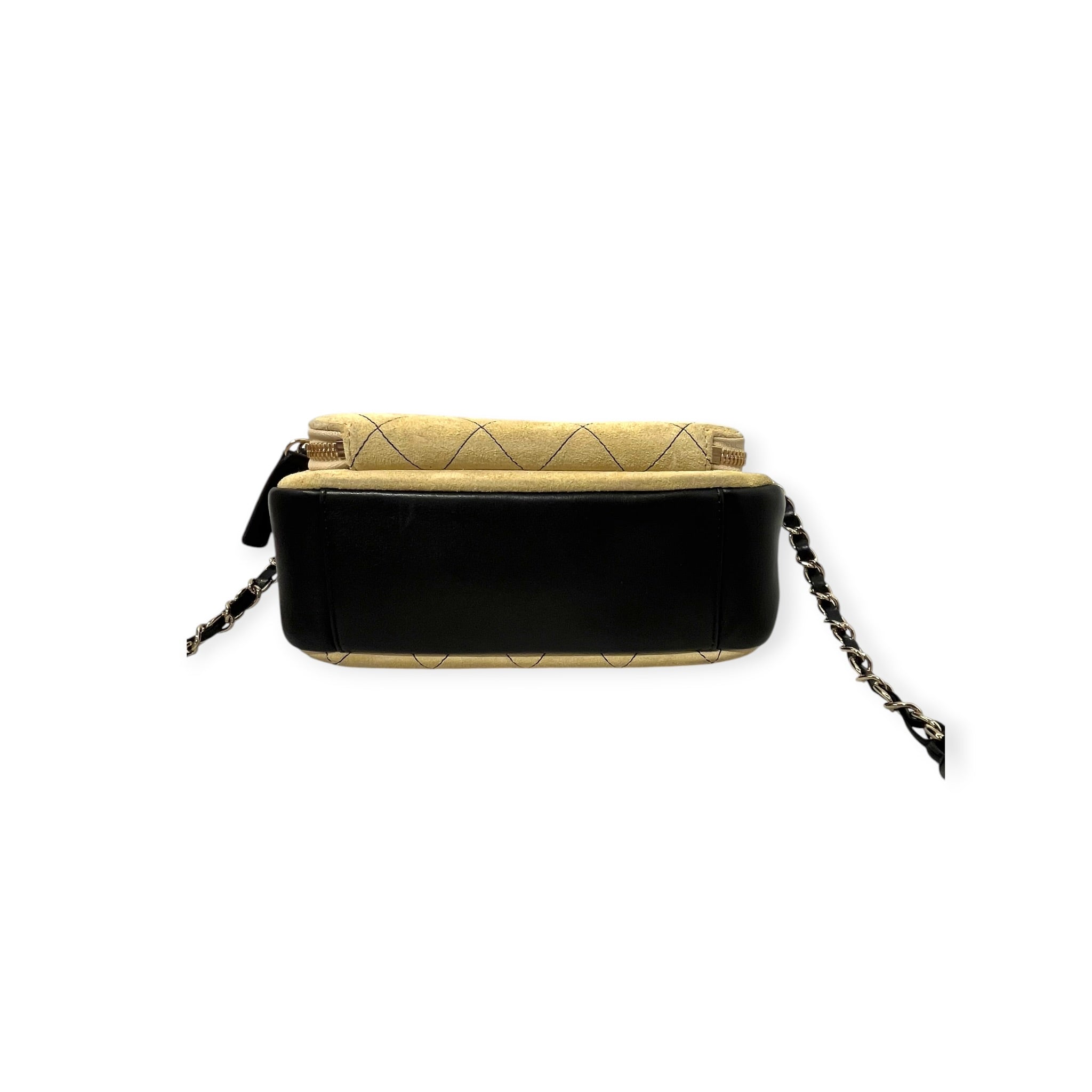 CHANEL/Bag/Leather/CRM/SUEDE PANEL BAG view 5
