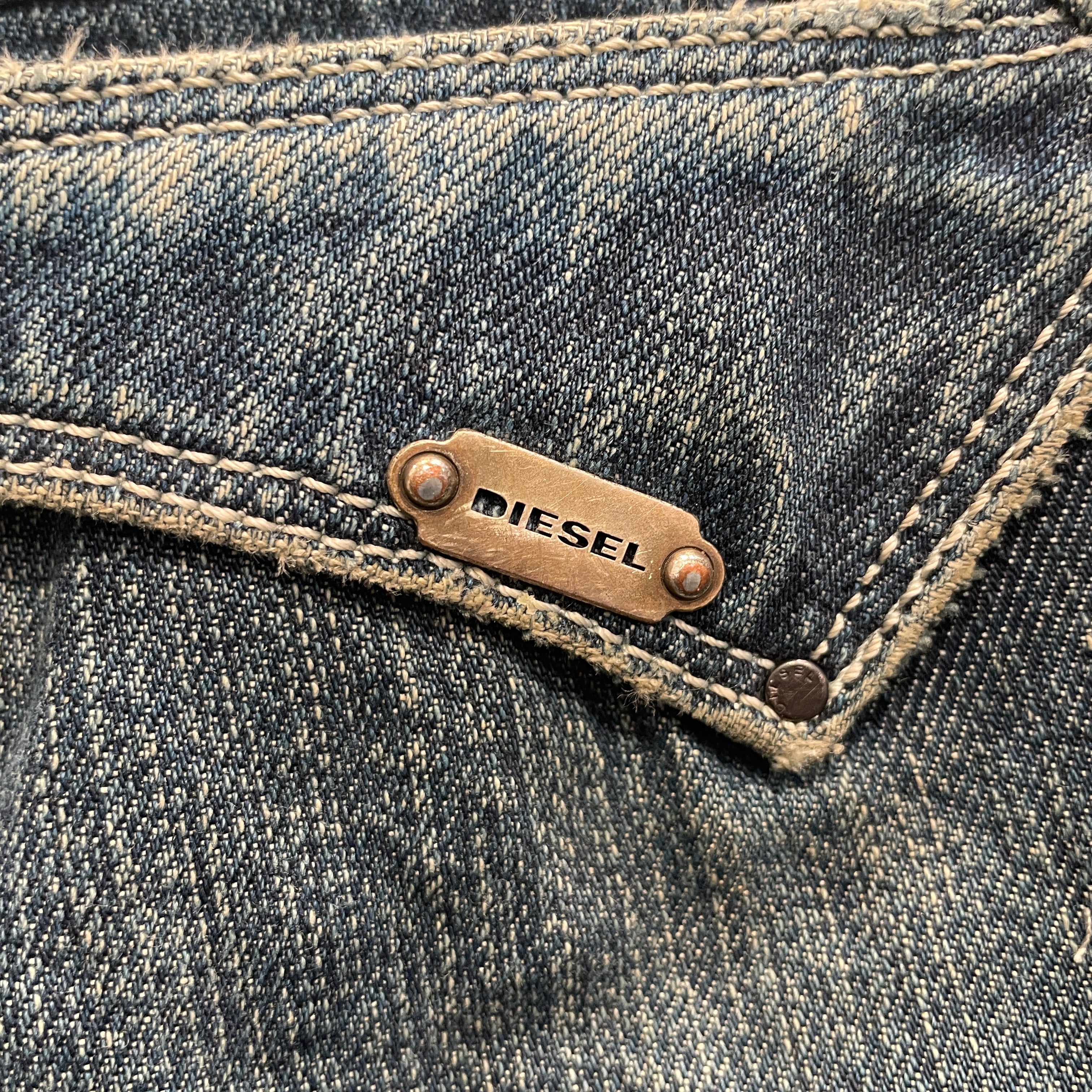 DIESEL/Straight Pants/33/Cotton/IDG/'PHEYO' FADED DENIM view 4