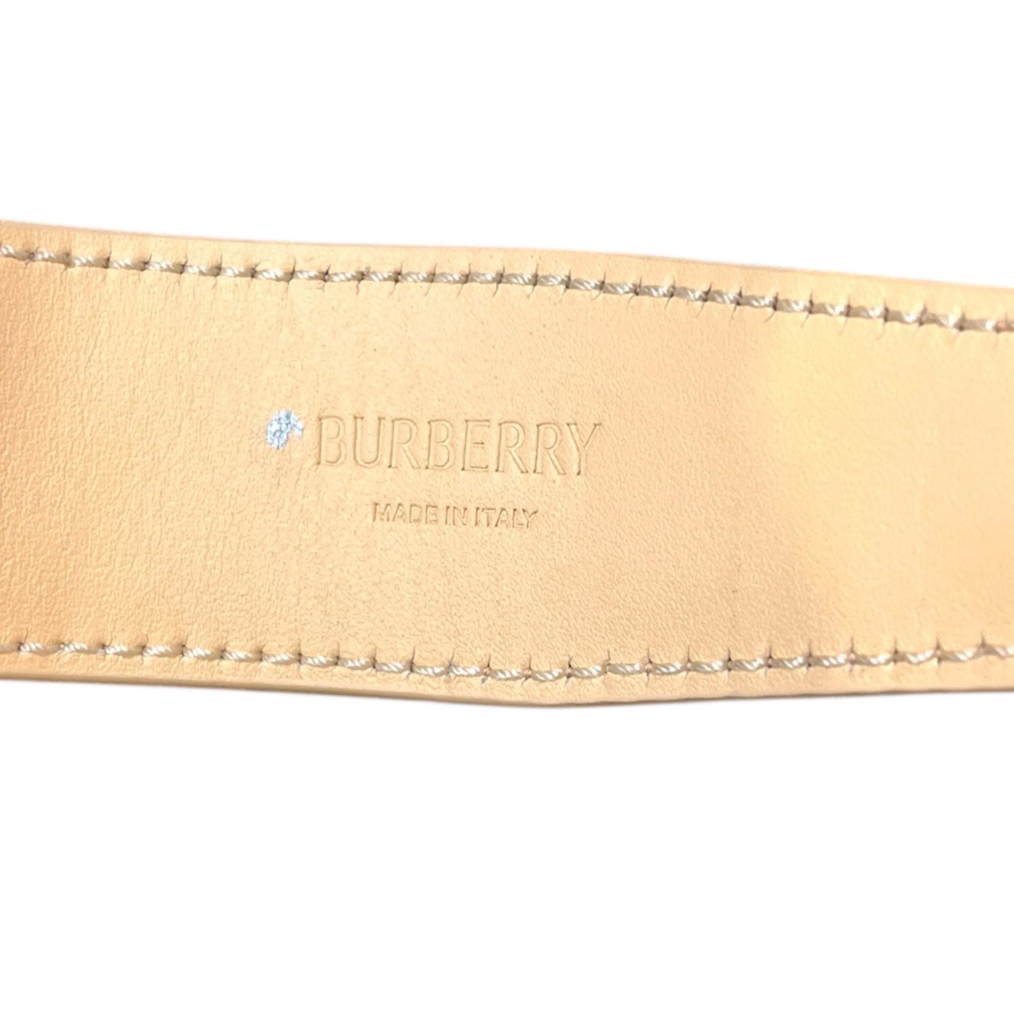 BURBERRY/Belt/Plaid/Leather/PNK/CHECK B BUCKLE BELT view 2