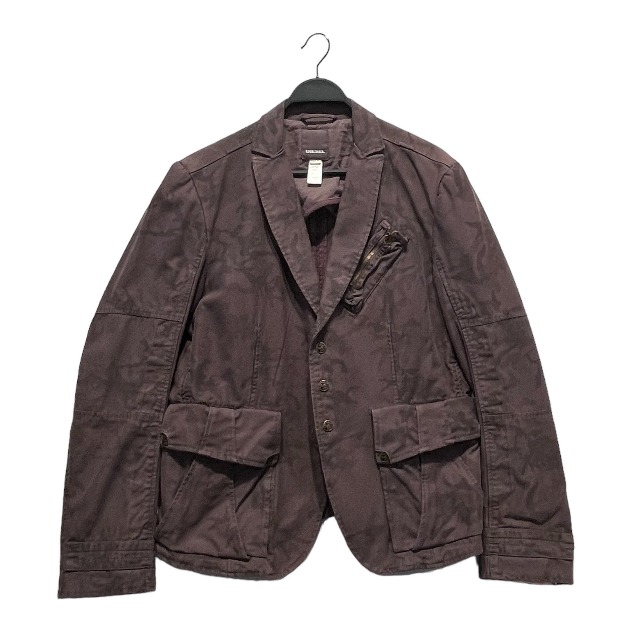 DIESEL/Tailored Jkt/XL/Khaki/Cotton/Camouflage/ view 1