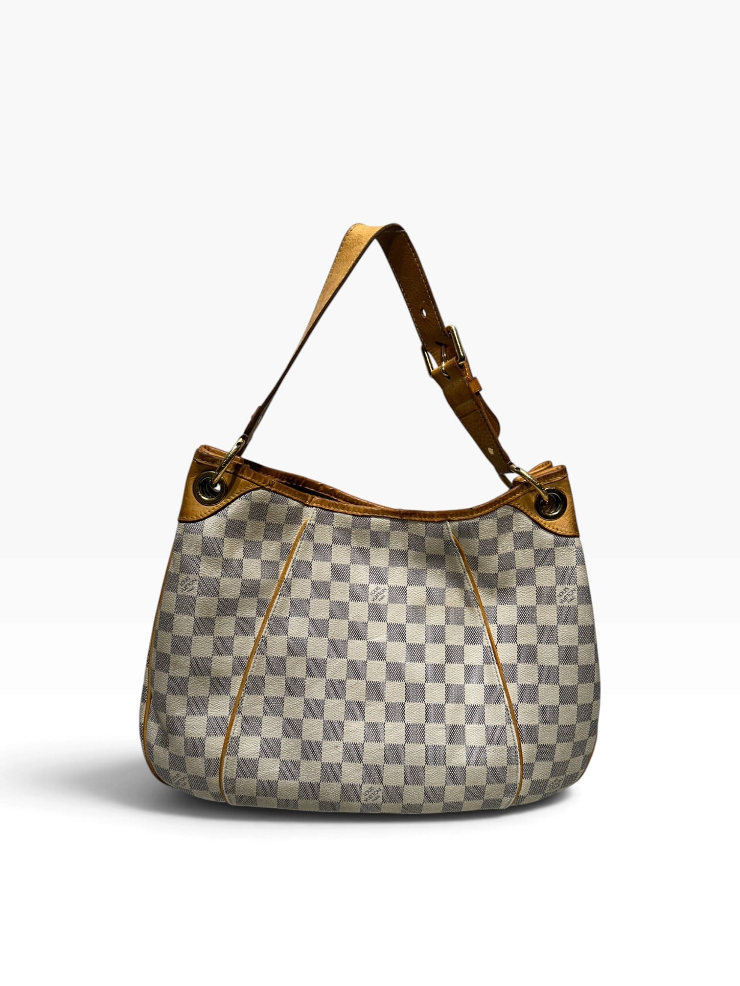 LOUIS VUITTON/Hand Bag/All Over Print/Leather/WHT/Damier Azur Hand Bag view 2