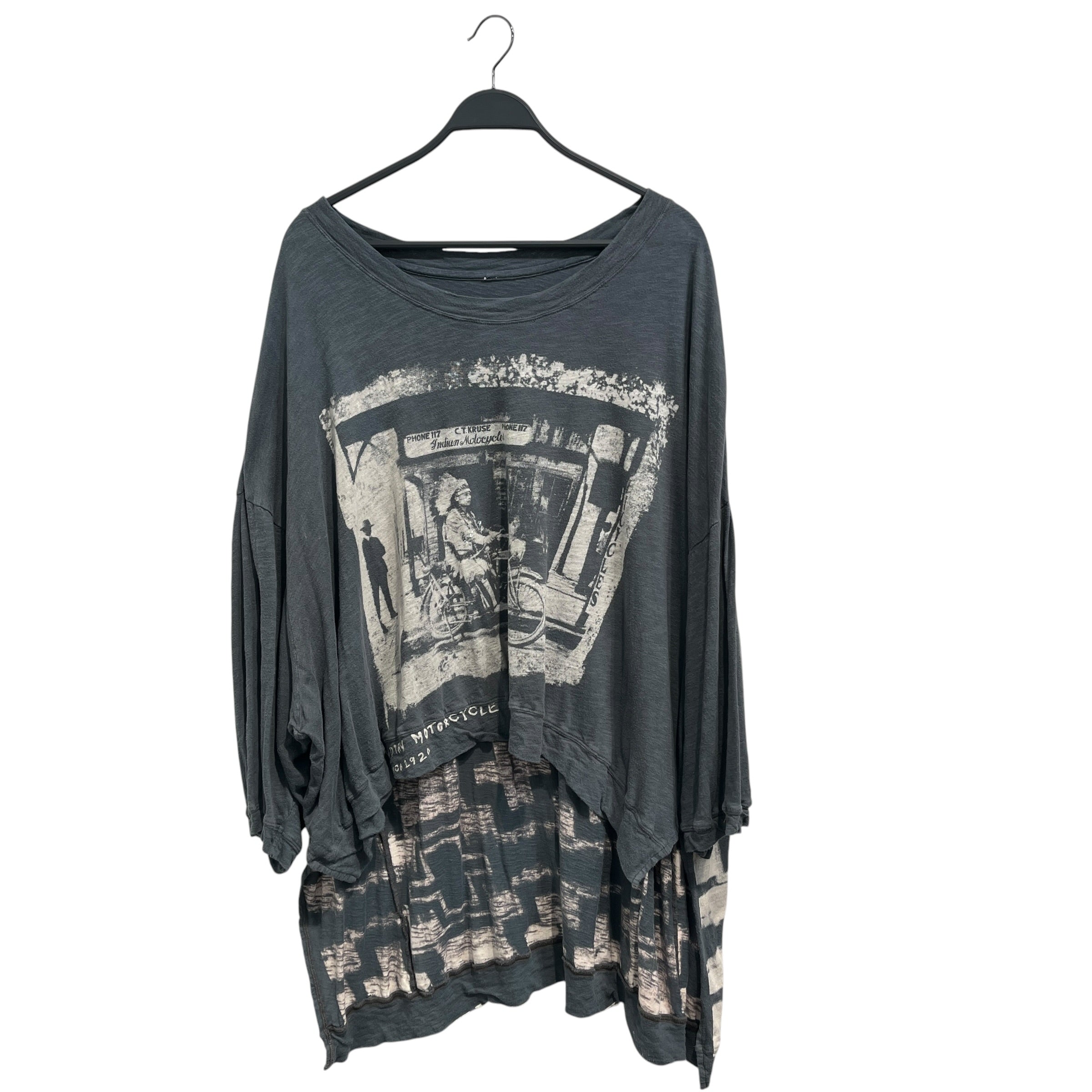 Magnolia Pearl/T-Shirt/Graphic/Cotton/GRY/Indian Motorcycle view 1