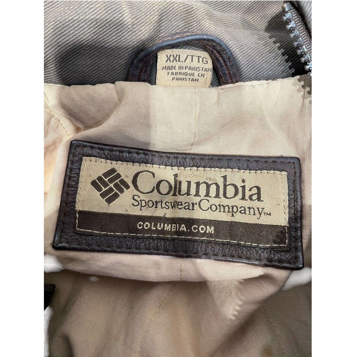 Columbia/Leather Jkt/XXL/Leather/BRW/Vintage Double Zip Leather JKT view 3