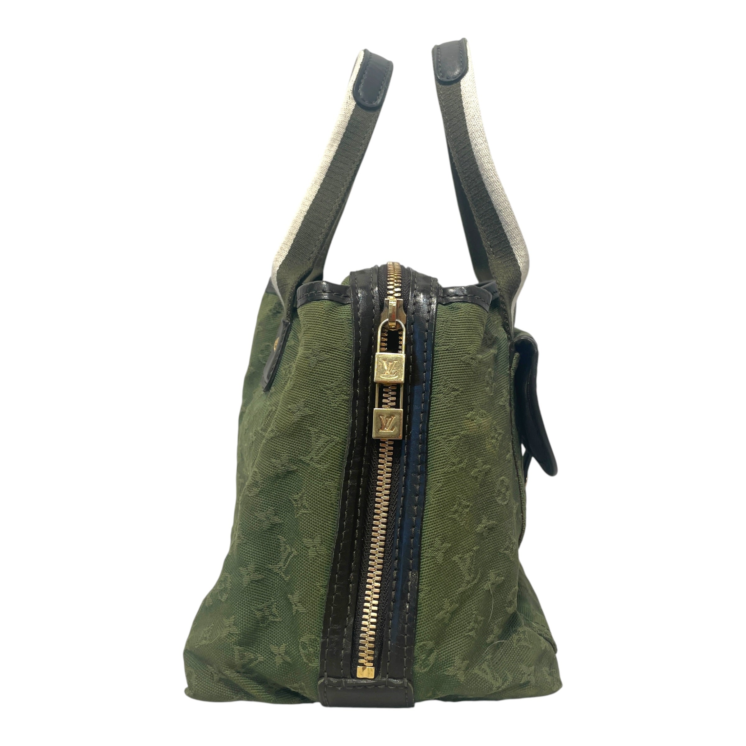 LOUIS VUITTON/Hand Bag/Monogram/Cotton/GRN/Mini Lin Mary Kate view 2