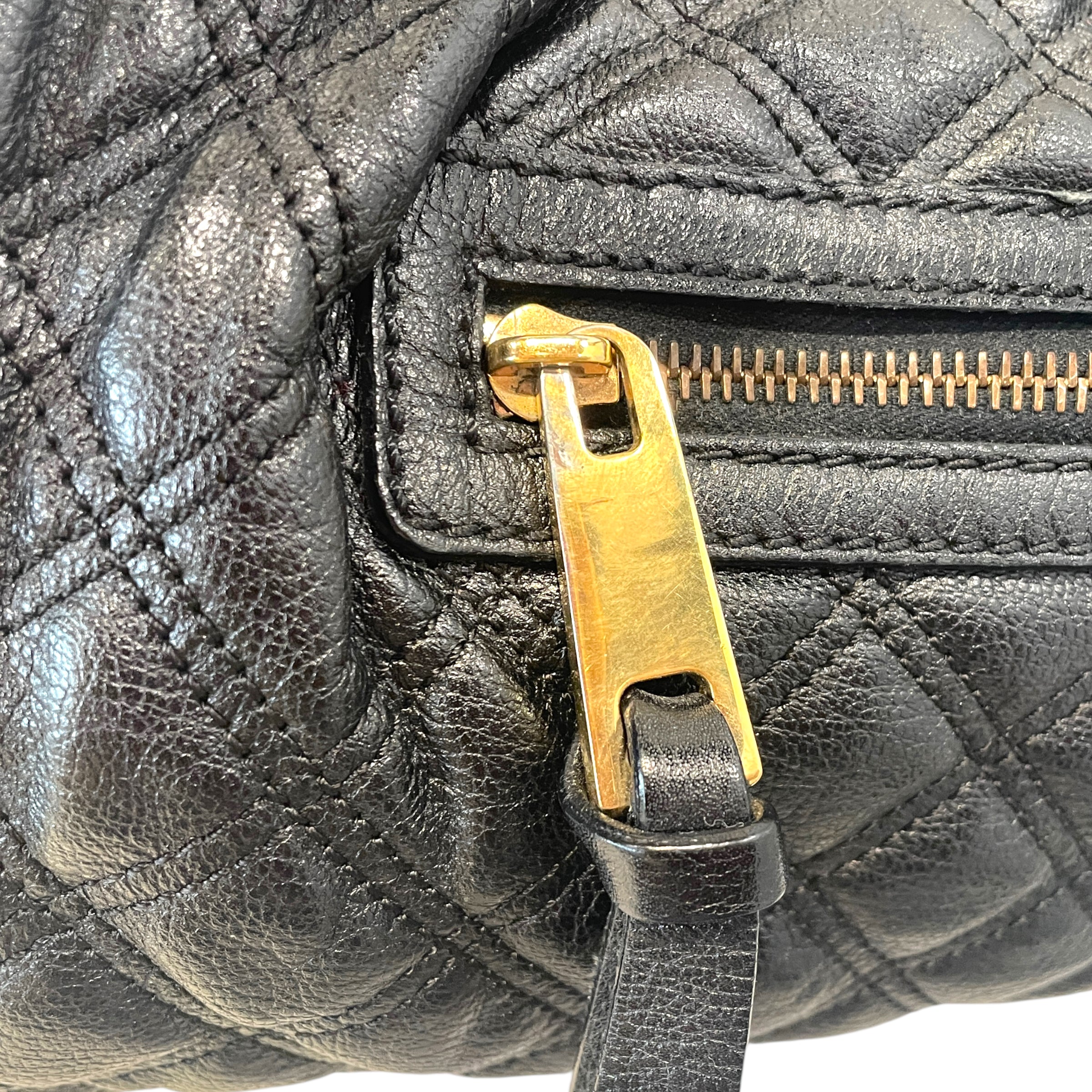 MARC JACOBS/Cross Body Bag/OS/Leather/BLK/Stam Double Handle view 7