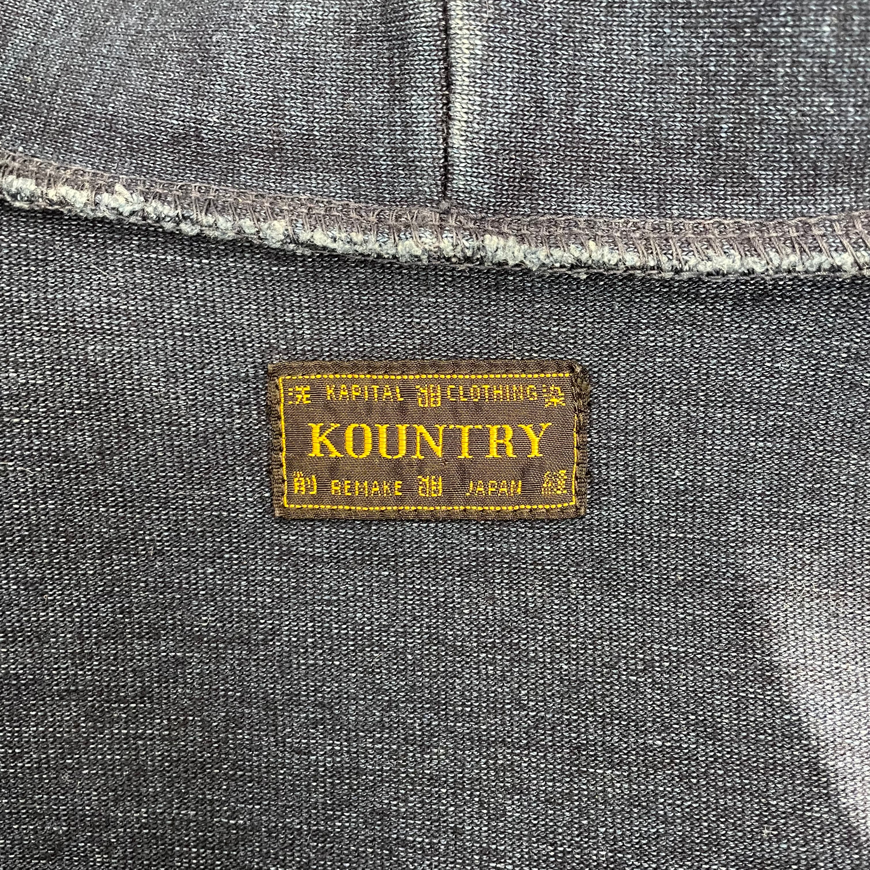 KAPITAL/Jacket/2/Cotton/BLU/SMILEY FACE view 3