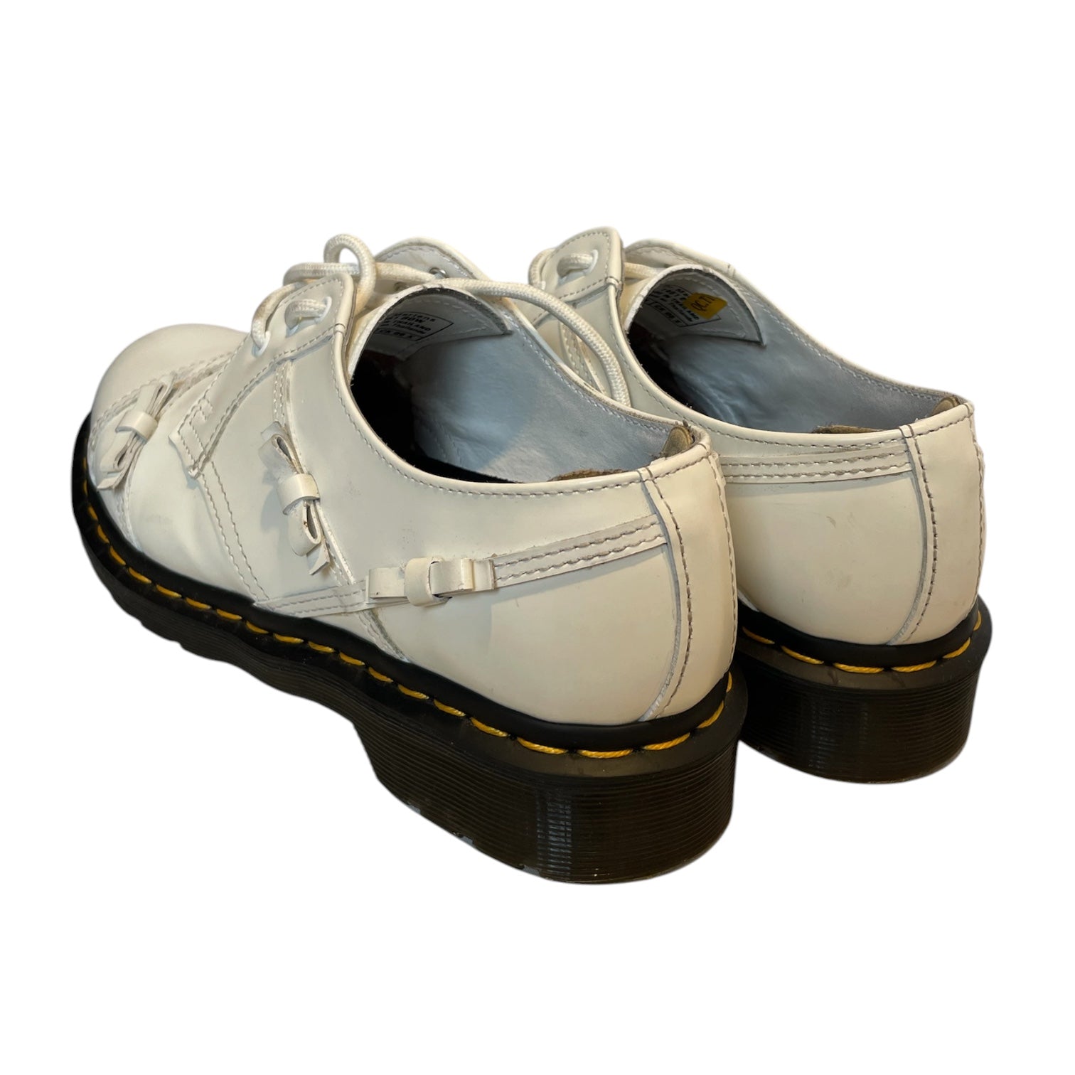 Dr.Martens/Low-Sneakers/US 7/Leather/WHT/doc w/ bows view 2