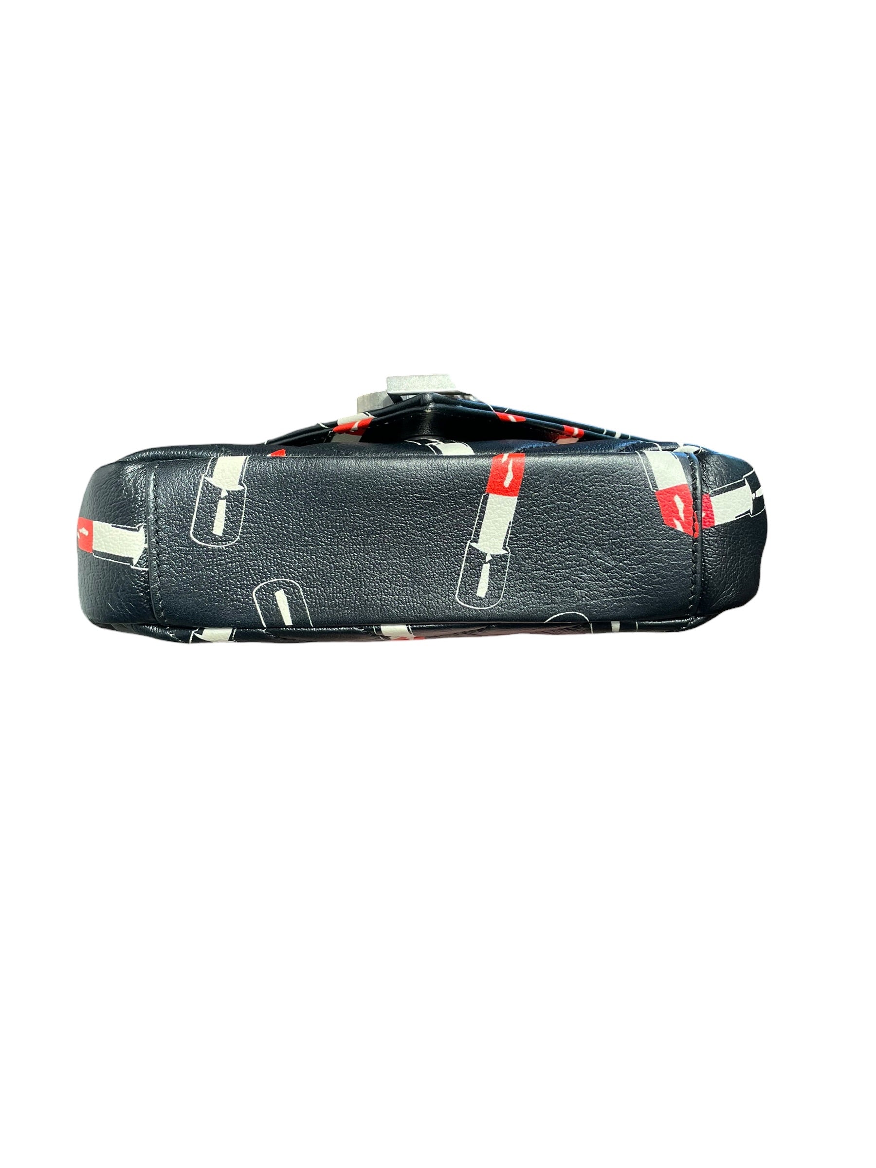 SAINT LAURENT/Cross Body Bag/All Over Print/Leather/BLK/LIP STICK view 4
