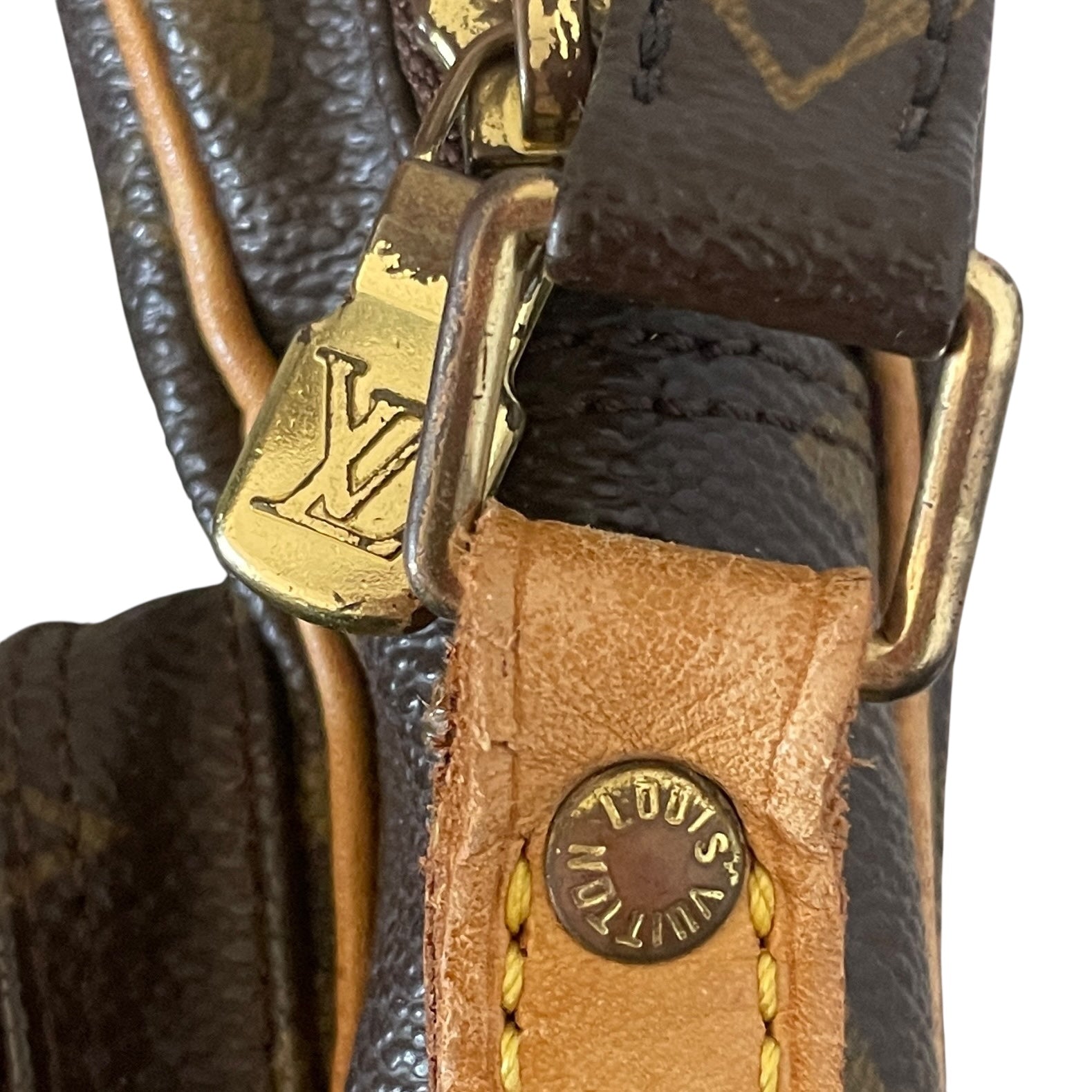 LOUIS VUITTON/Bag/Monogram/Leather/BRW/Danube Shoulder bag view 6