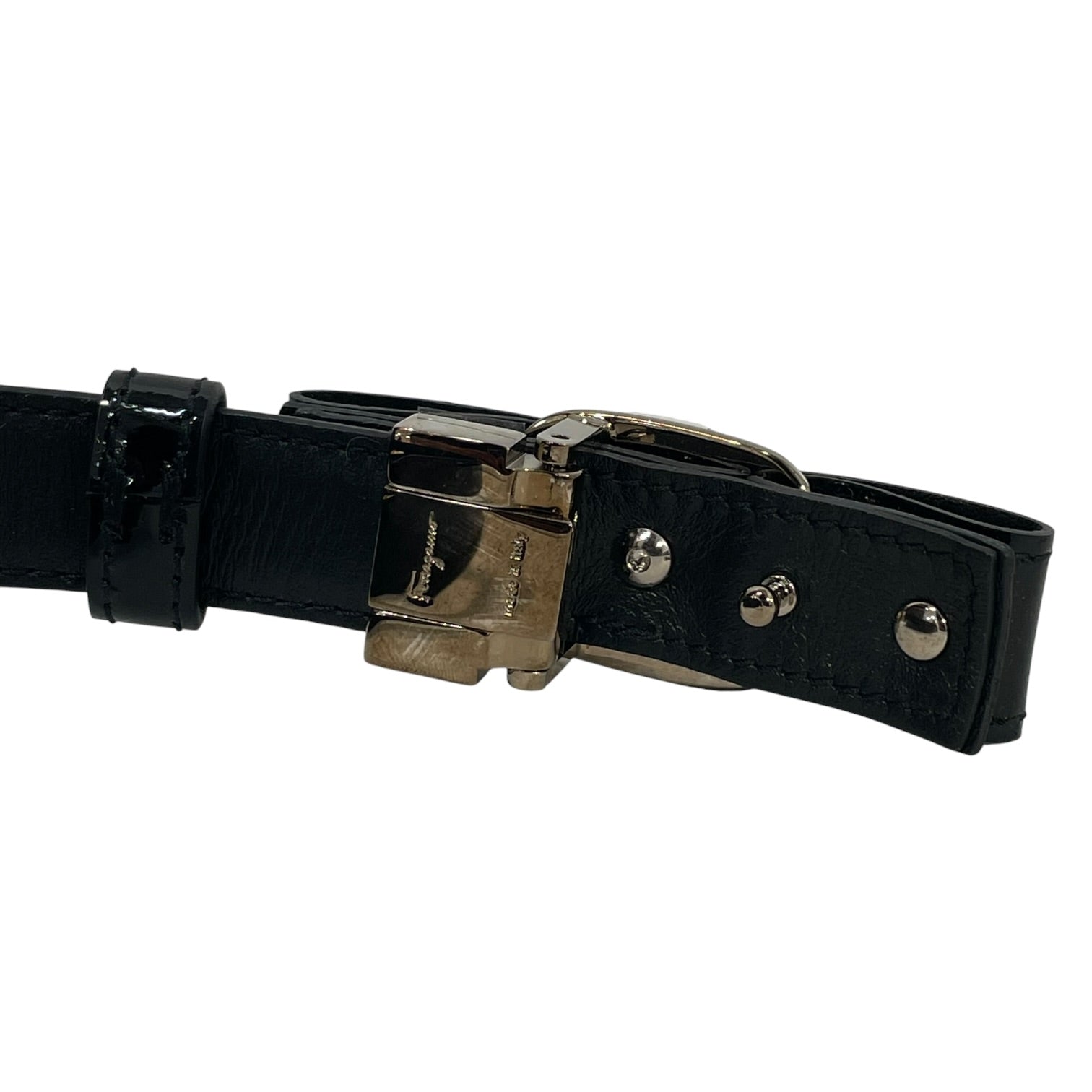 Salvatore Ferragamo/Belt/Leather/BLK/L's/vara bow belt view 3