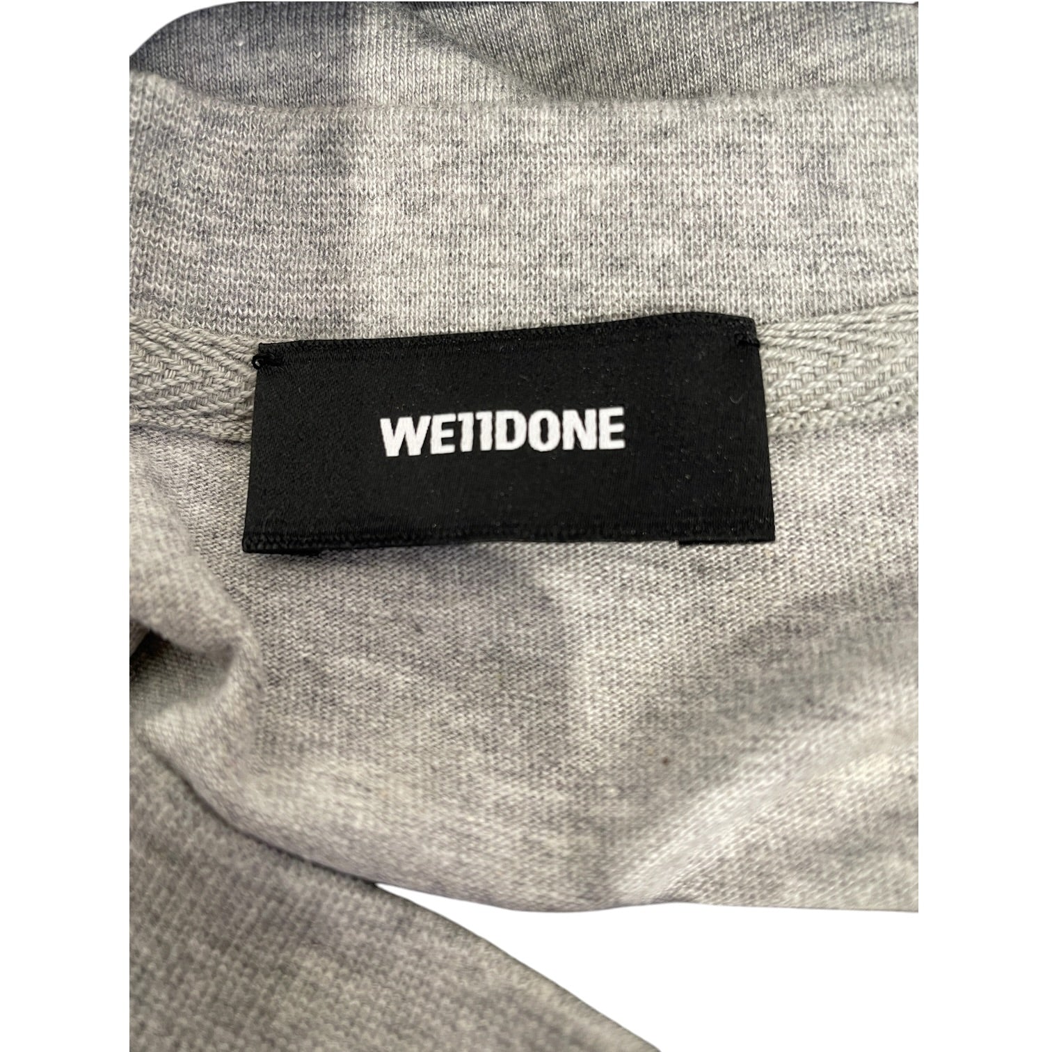 WE11DONE/LS T-Shirt/S/Cotton/GRY/'WE11DONE' LOGO view 3