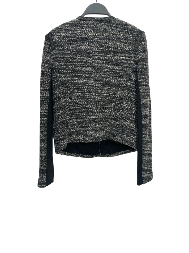 rebecca taylor/Jacket/Cotton/GRY/QUILTED ZIP