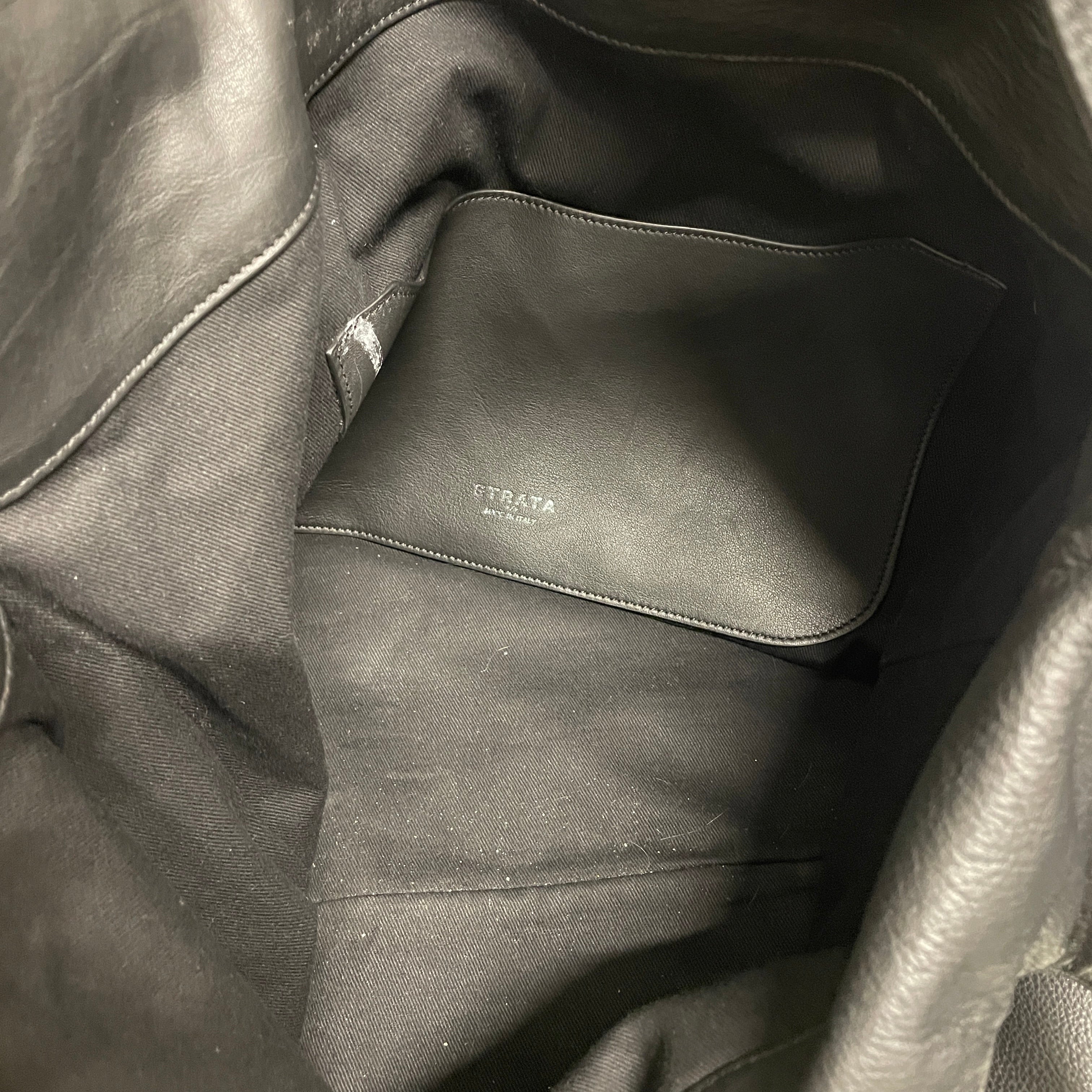 STRATA/Bag/Leather/BLK/LOGO WHITE+/+ view 5