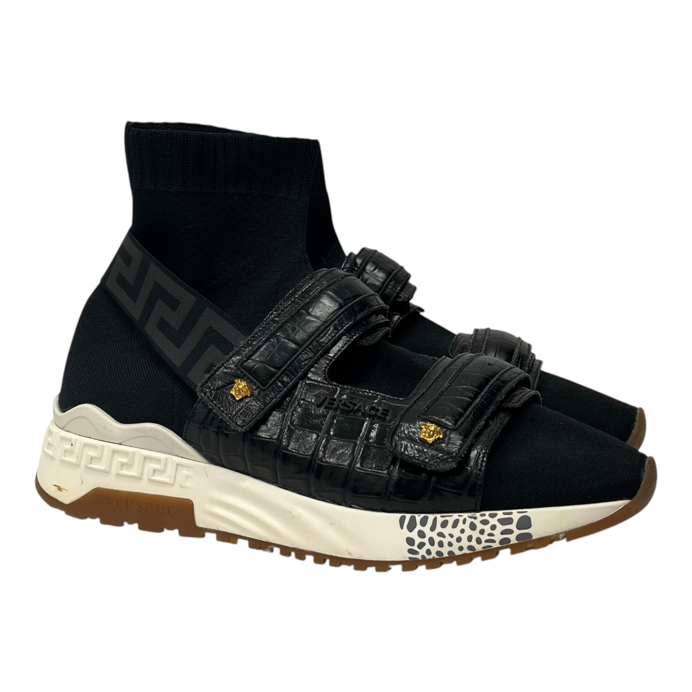 VERSACE/Shoes/EU 45/Cotton/BLK/MEDUSA INSIGNIA CHUNKY view 1