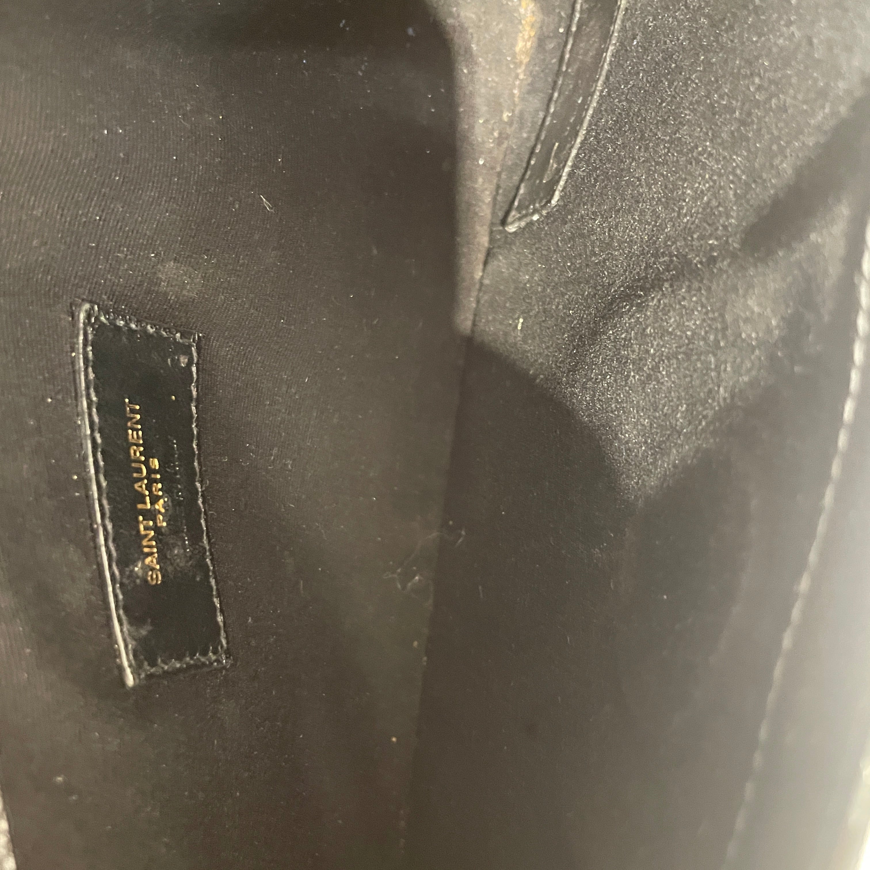 SAINT LAURENT/Clutch Bag/Leather/BLK/ view 5