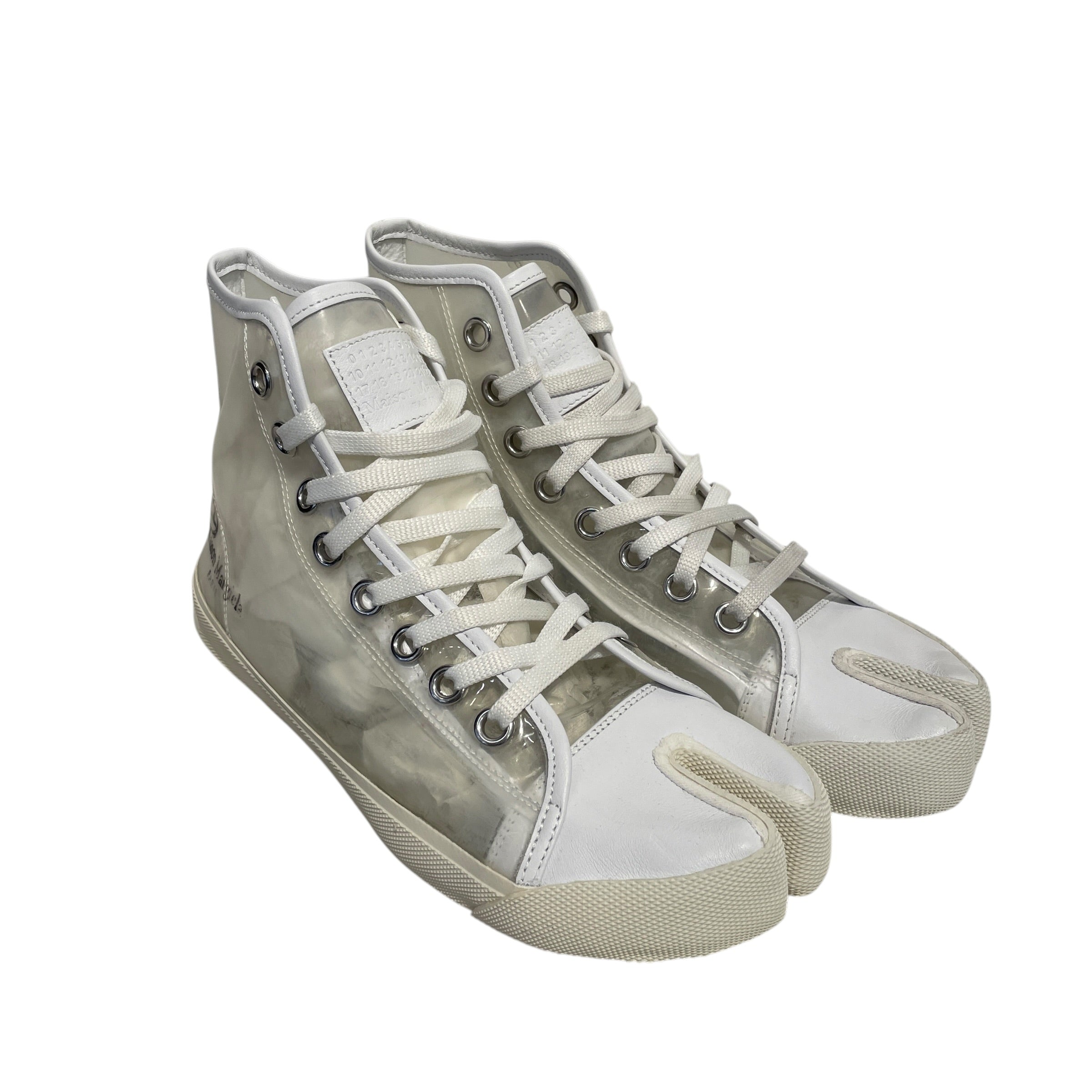 Maison Margiela/Hi-Sneakers/EU 38/WHT/TRANSPARENT view 1