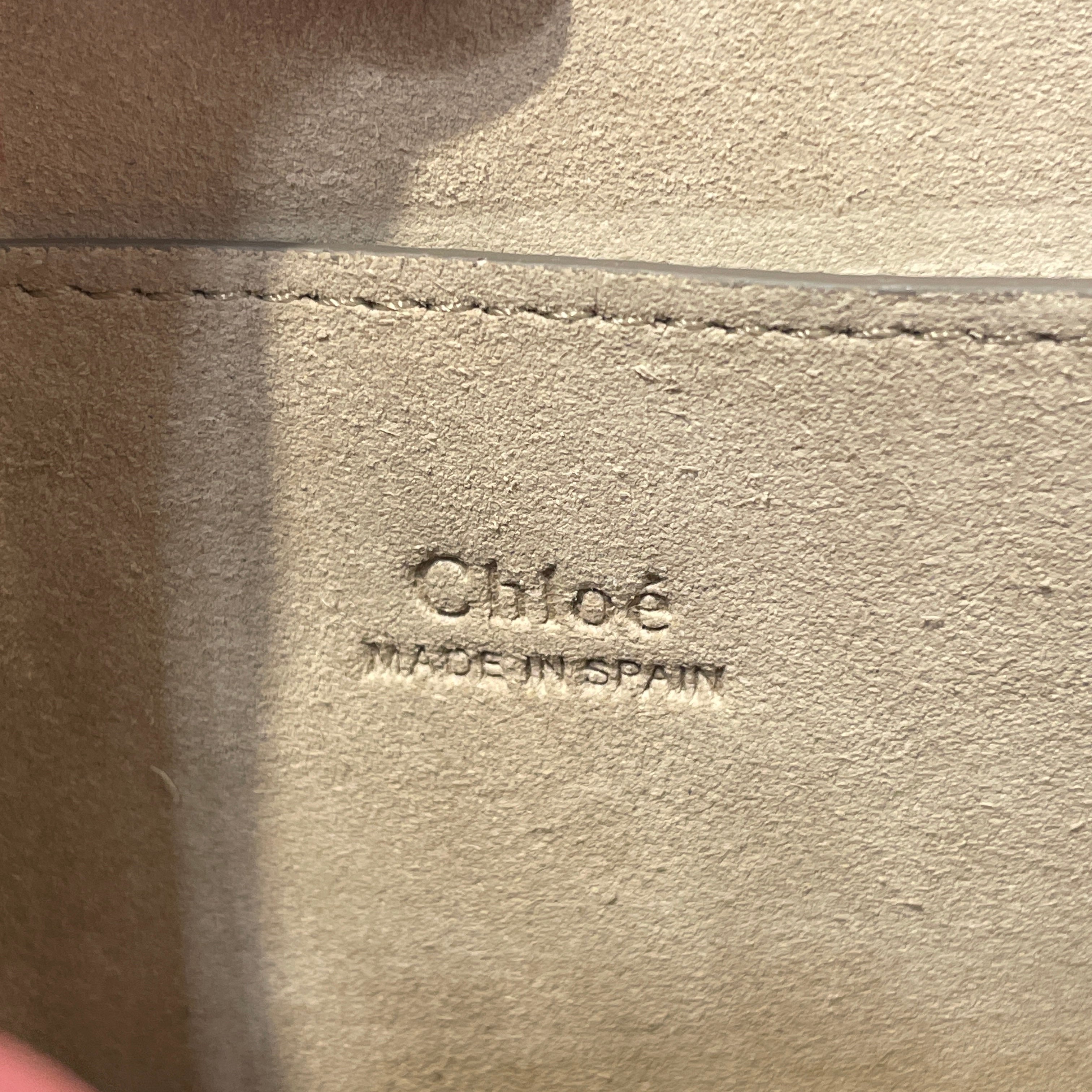 Chloe/Cross Body Bag/Leather/GRY/Faye Mini Leather/Suede Bag view 7