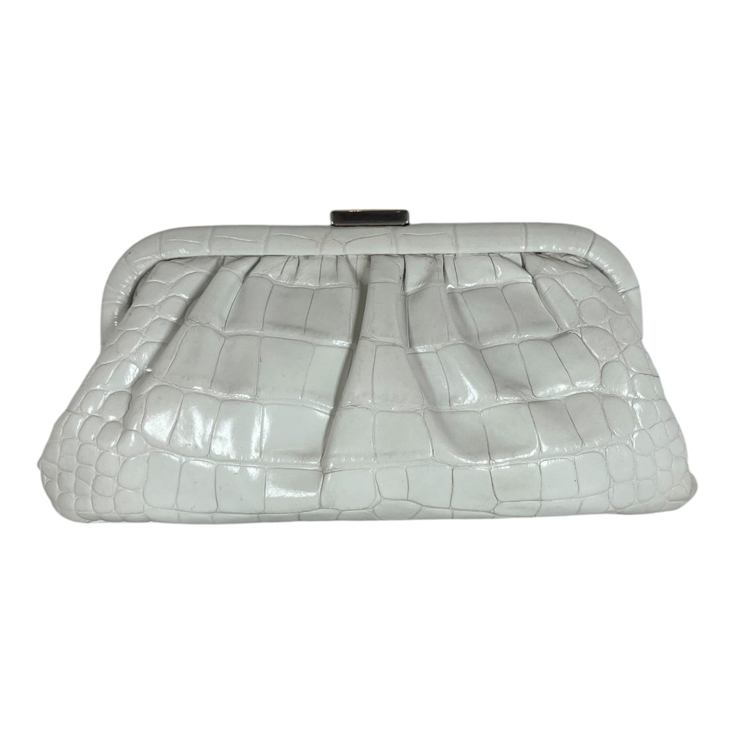 BALENCIAGA/Cross Body Bag/Leather/WHT/SMALL EMBOSSED LEATHER BAG view 2
