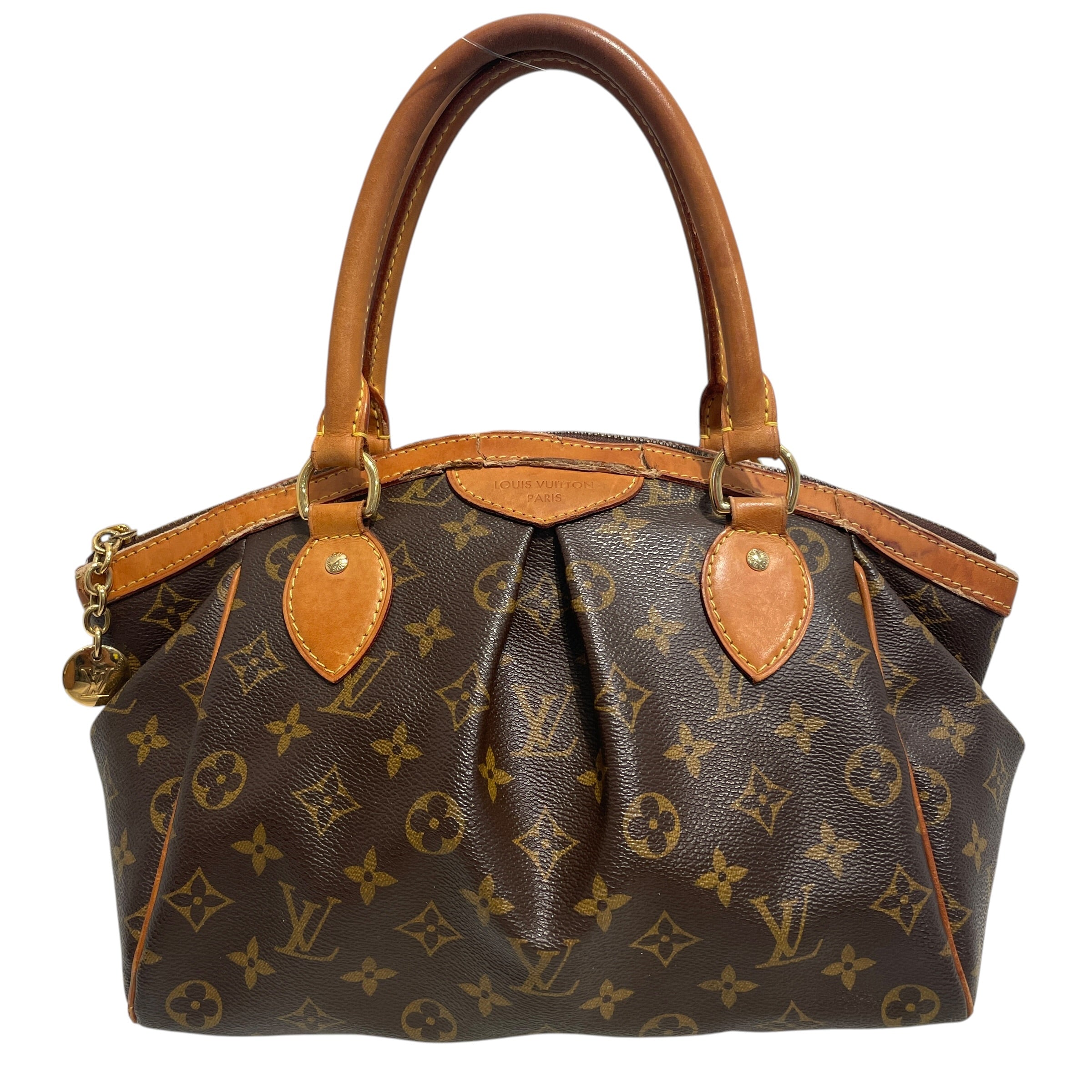 LOUIS VUITTON/Hand Bag/Monogram/Leather/BRW/Tivoli PM view 1