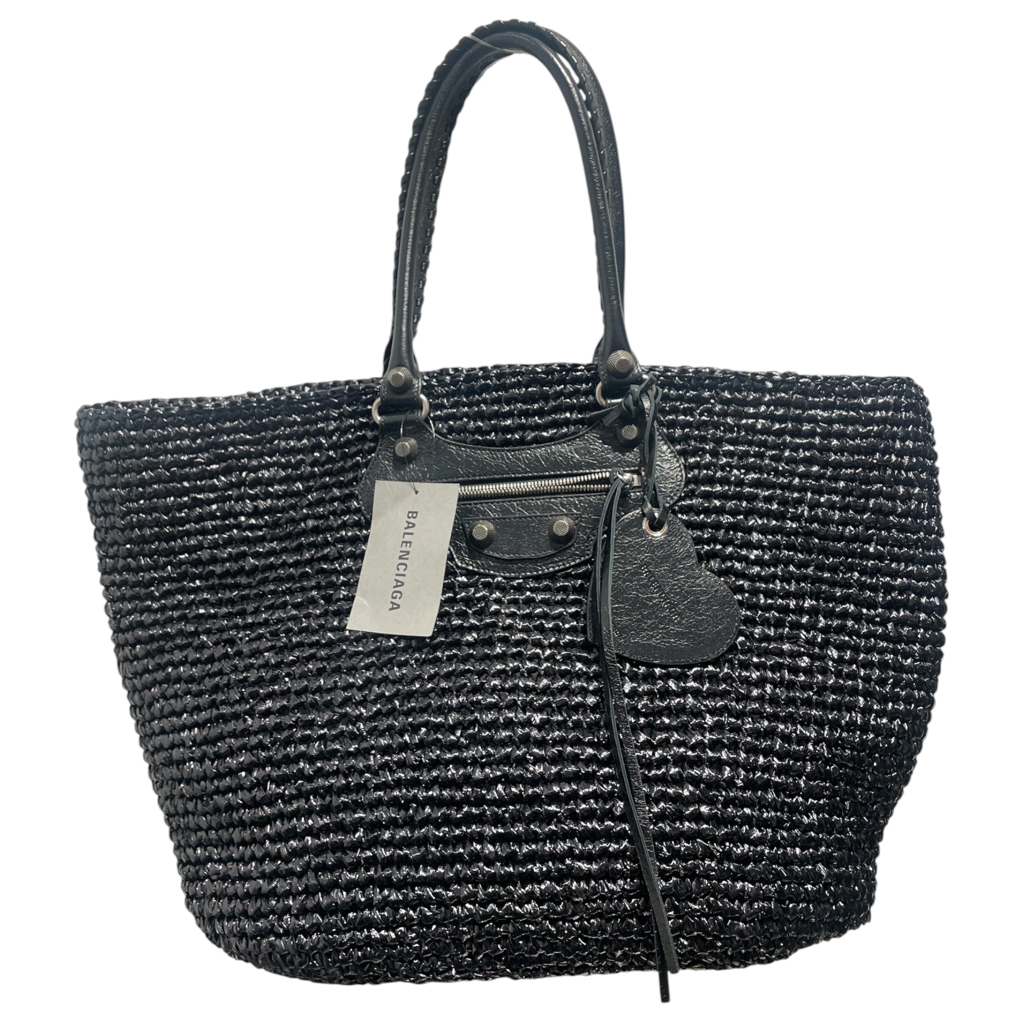 BALENCIAGA/Tote Bag/BLK/LE CAGOLE PANIER view 1