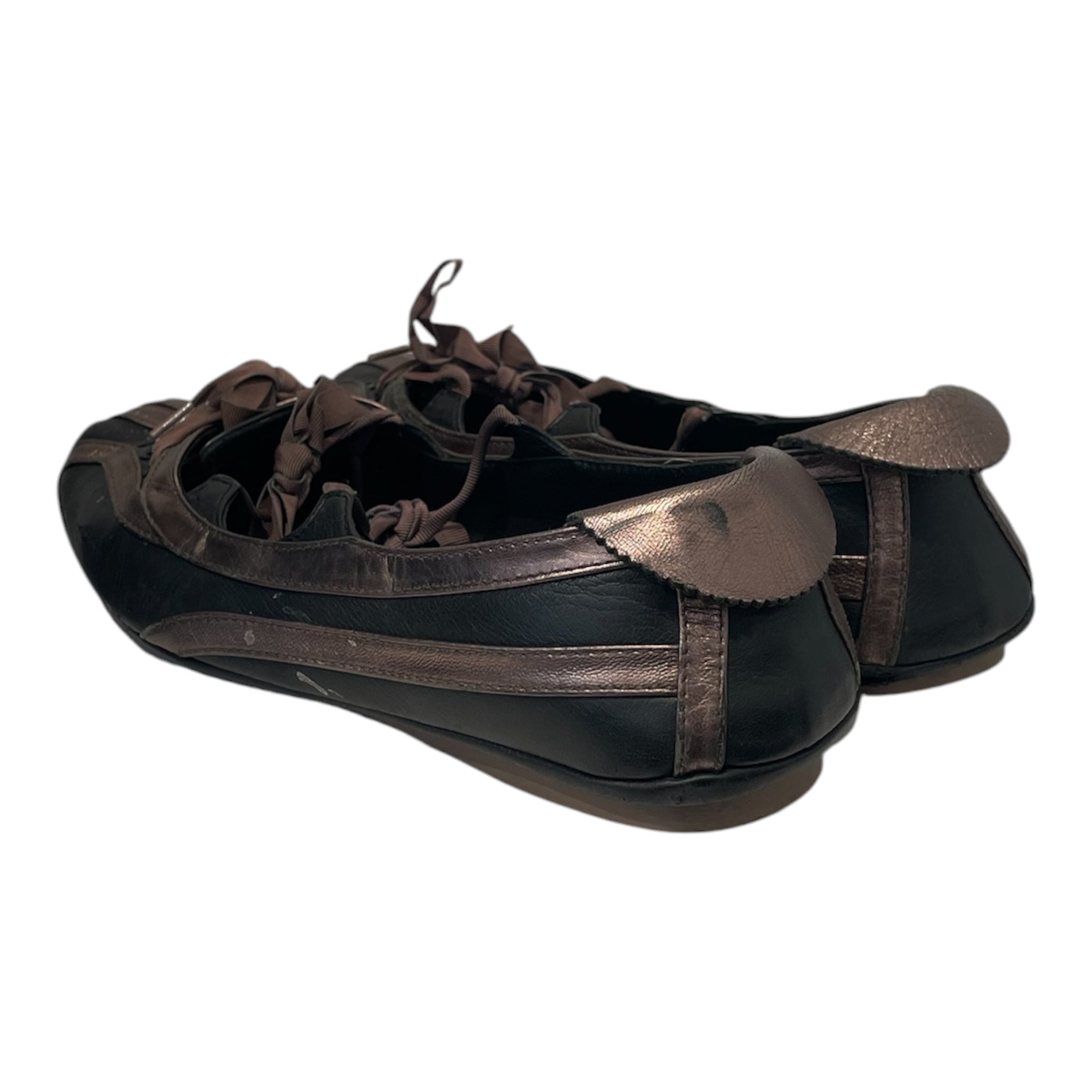Kiko Kostadinov/Flat Shoes/EU 38/Leather/BLK/lella hybrid ballet flats view 3