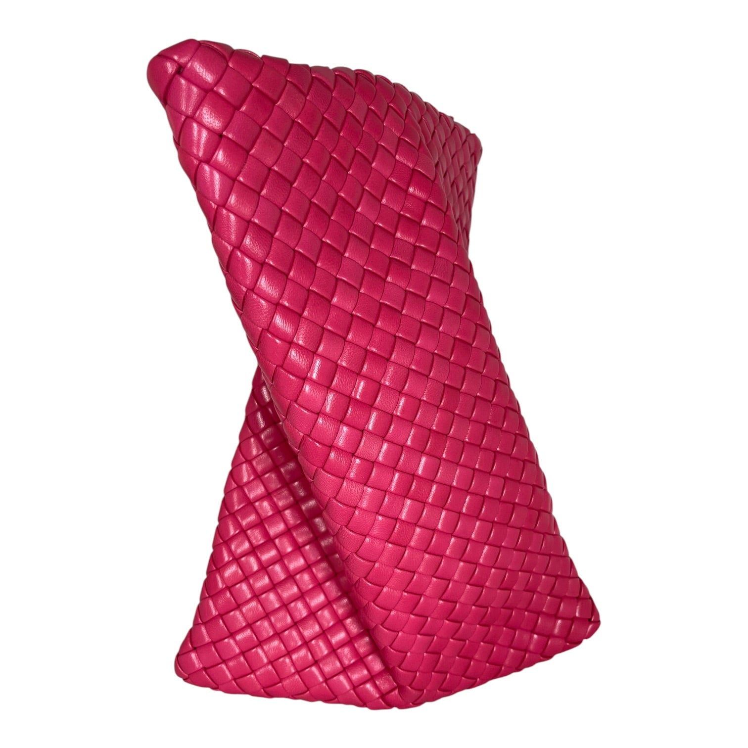 BOTTEGA VENETA/Clutch Bag/Leather/PNK/Twisted Clutch Padded view 1