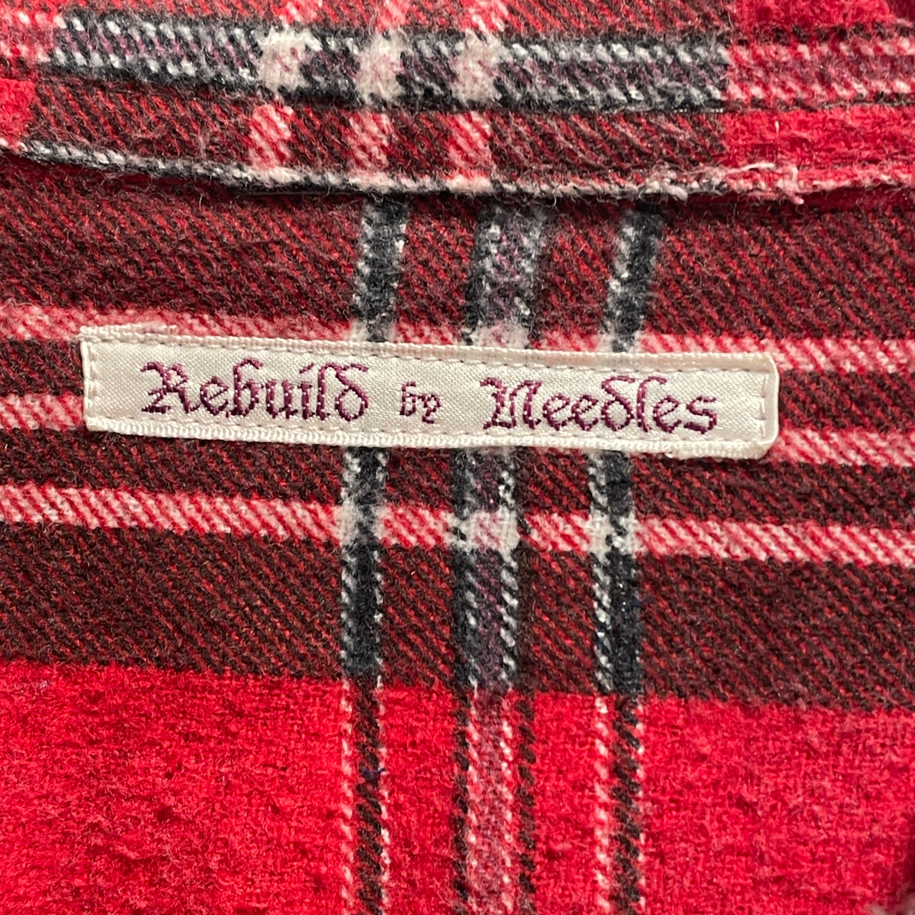 Rebuild by Needles/LS Shirt/Cotton/RED/Plaid/Red Flannel Rebuilt view 3