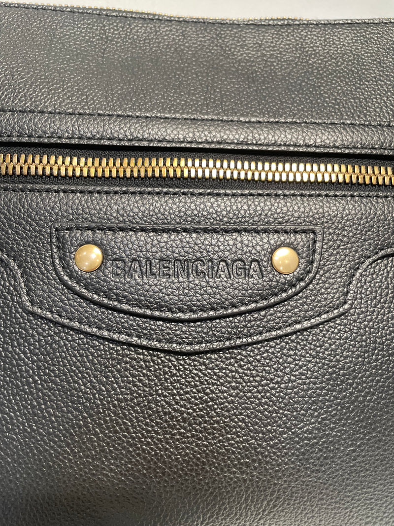 BALENCIAGA/Bag/OS/Leather/BLK/City Clutch Bag